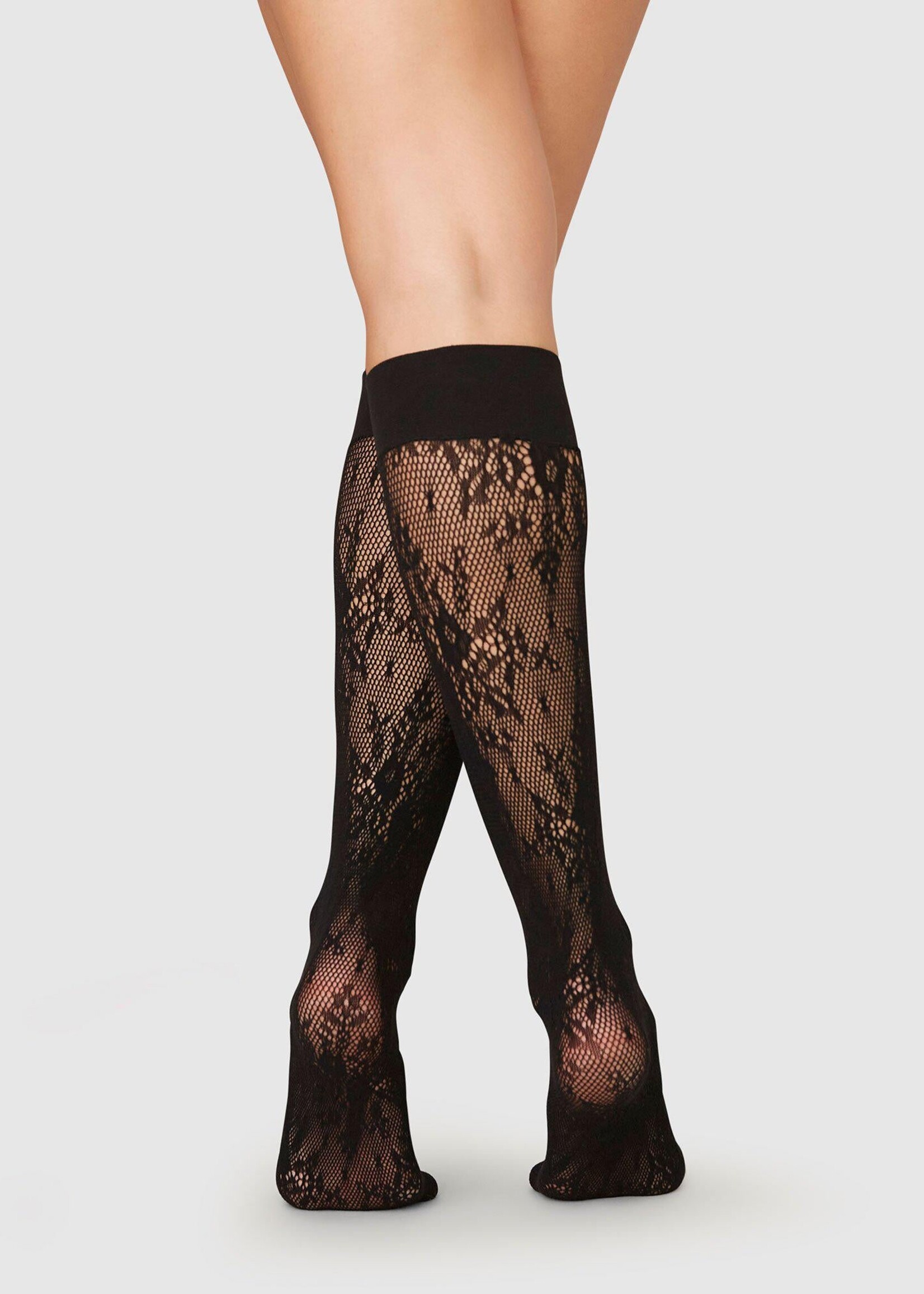 SWEDISH STOCKINS ROSA LACE KNEE HIGHS