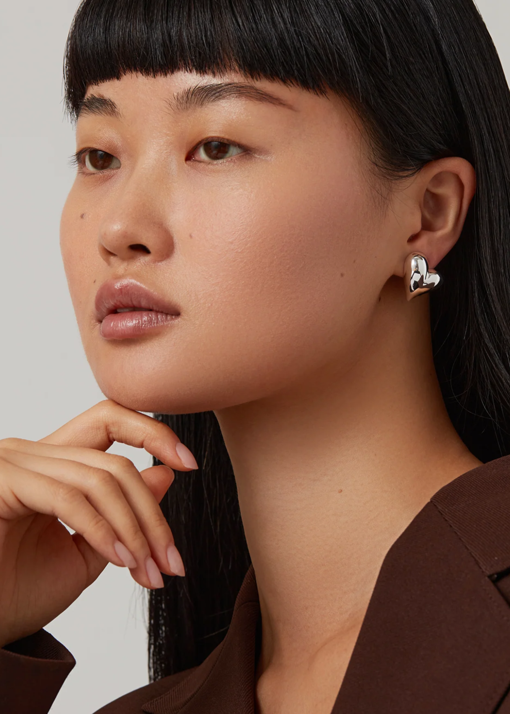 JENNYBIRD ART HEART EARRINGS