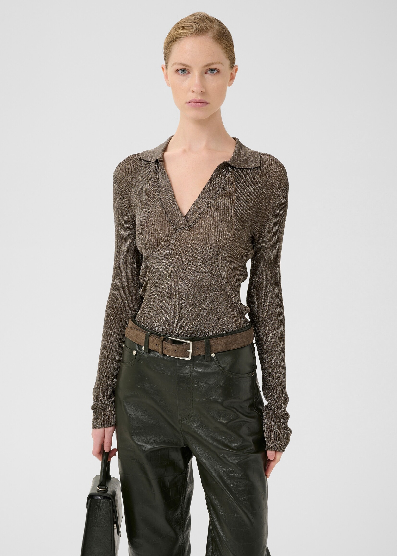 GESTUZ GZSILVI POLO TOP