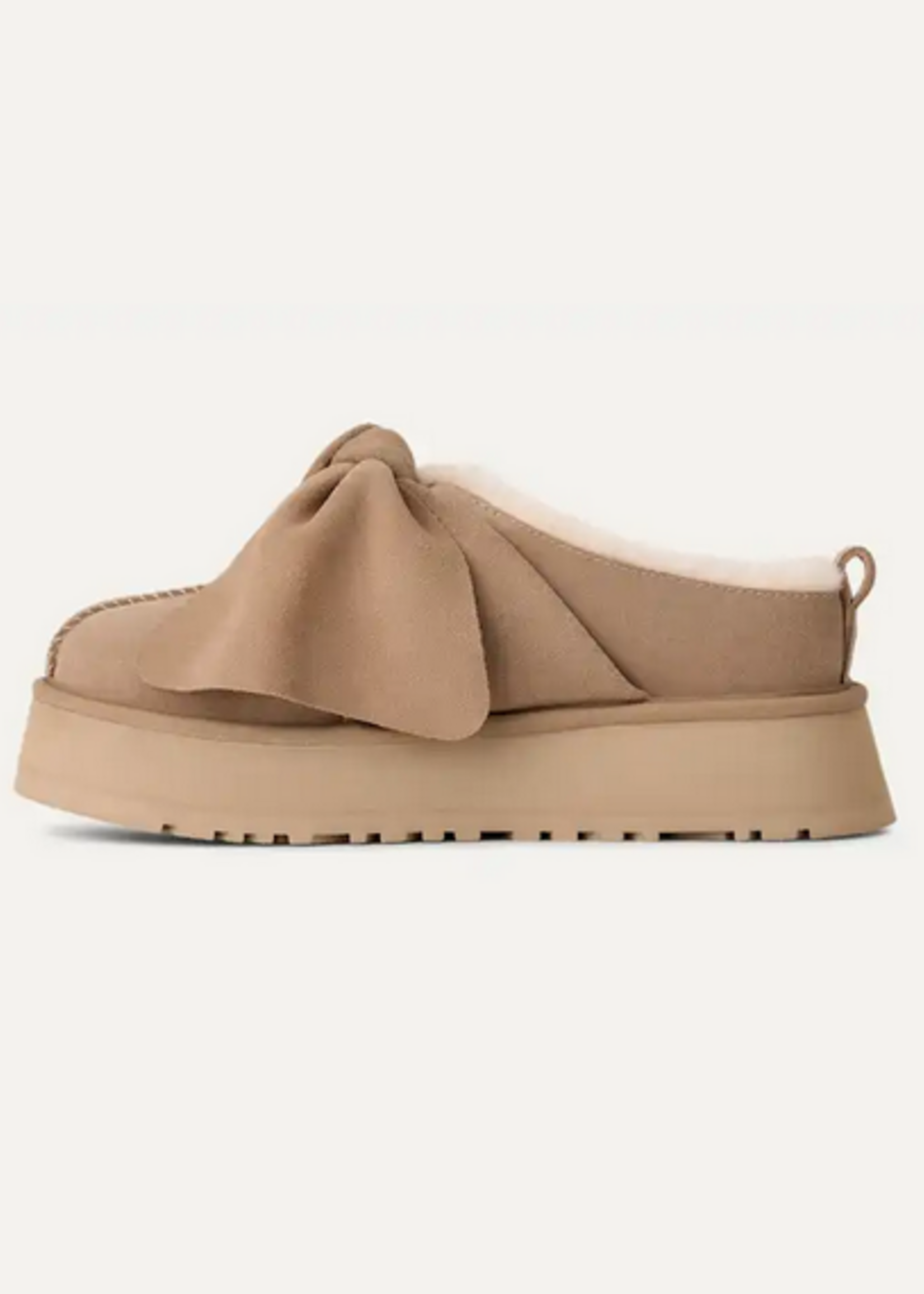 UGG PLATFORM SLIP-ON BOW