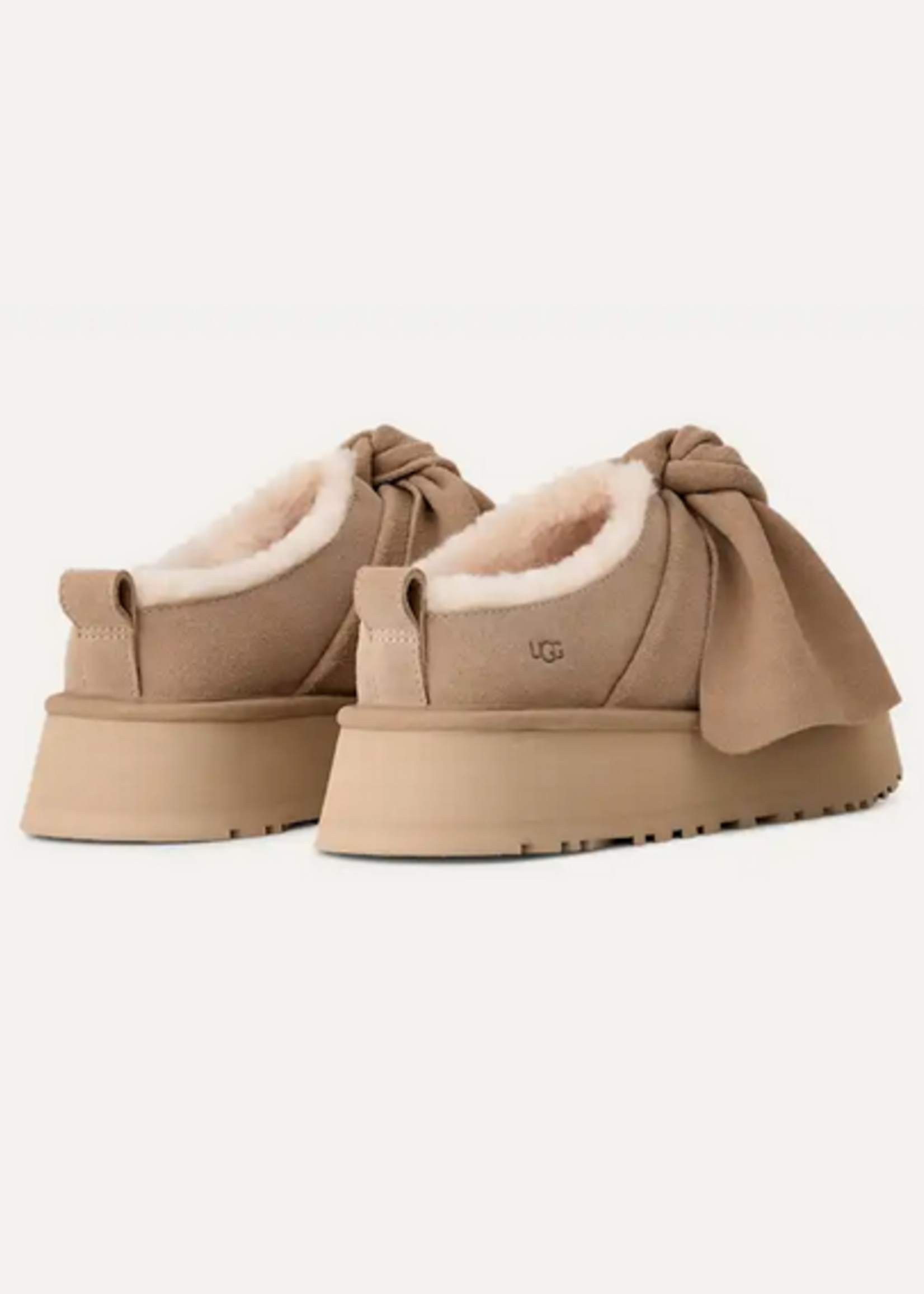 UGG PLATFORM SLIP-ON BOW