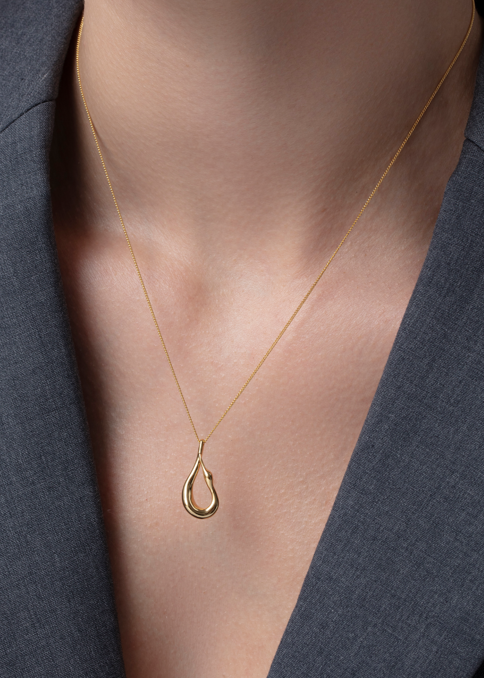 JENNYBIRD MINI EGRET PENDANT NECKLACE