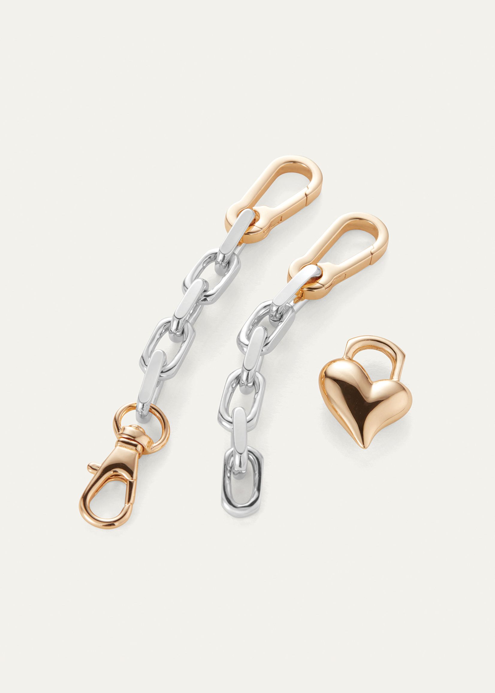 JENNYBIRD PADLOCK HEART CHAIN BRACELET