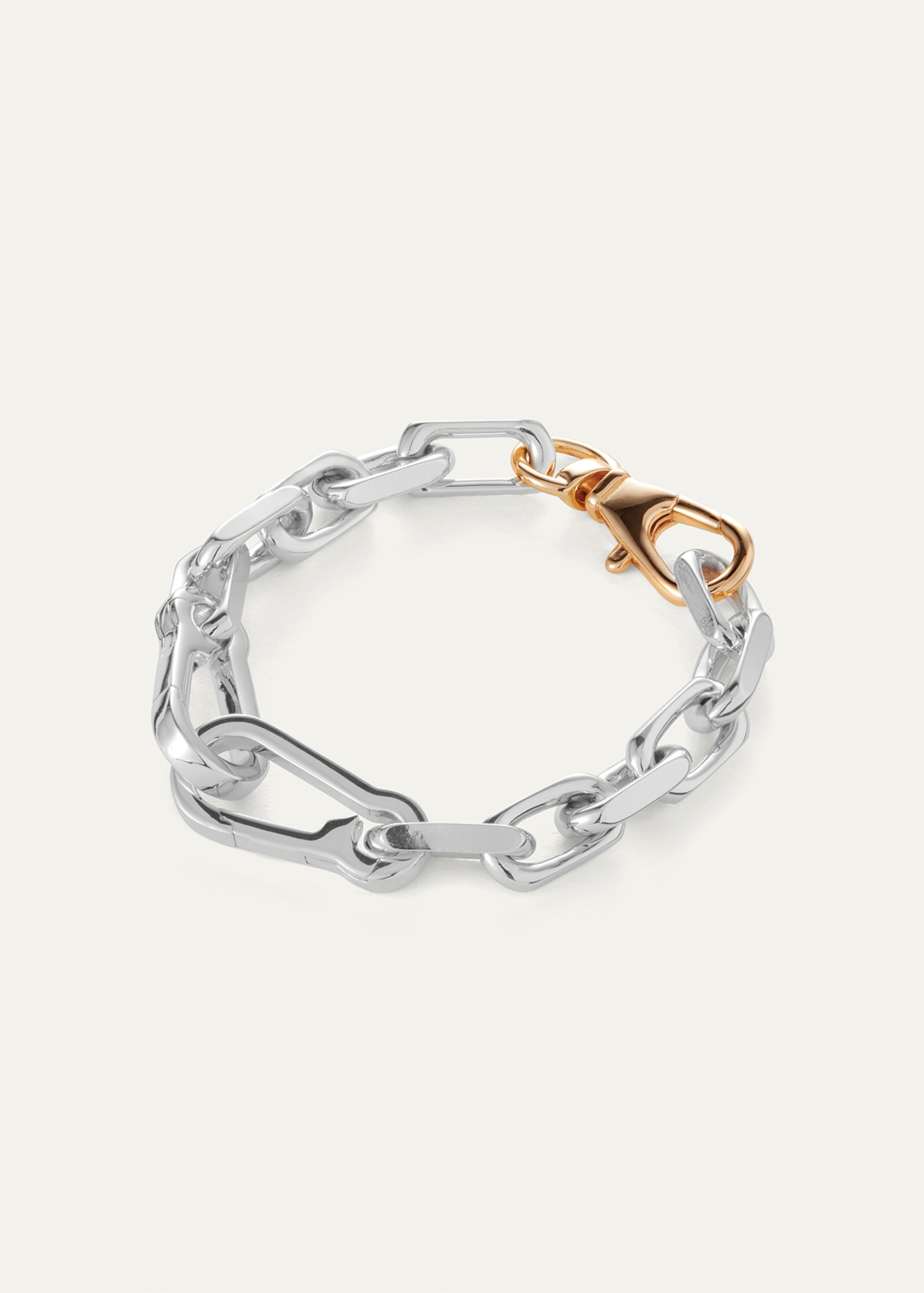JENNYBIRD PADLOCK HEART CHAIN BRACELET