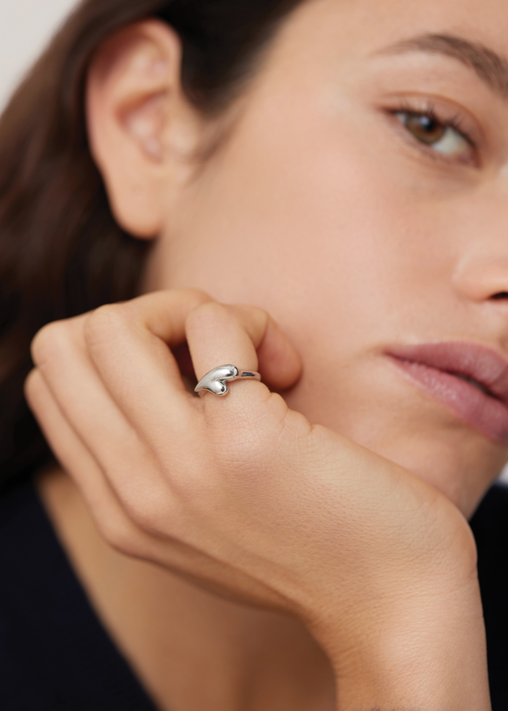 JENNYBIRD PUFFY HEART SIGNET RING