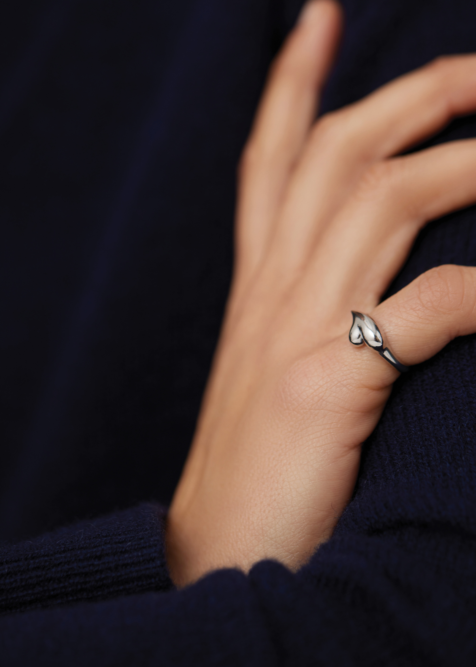 JENNYBIRD PUFFY HEART SIGNET RING