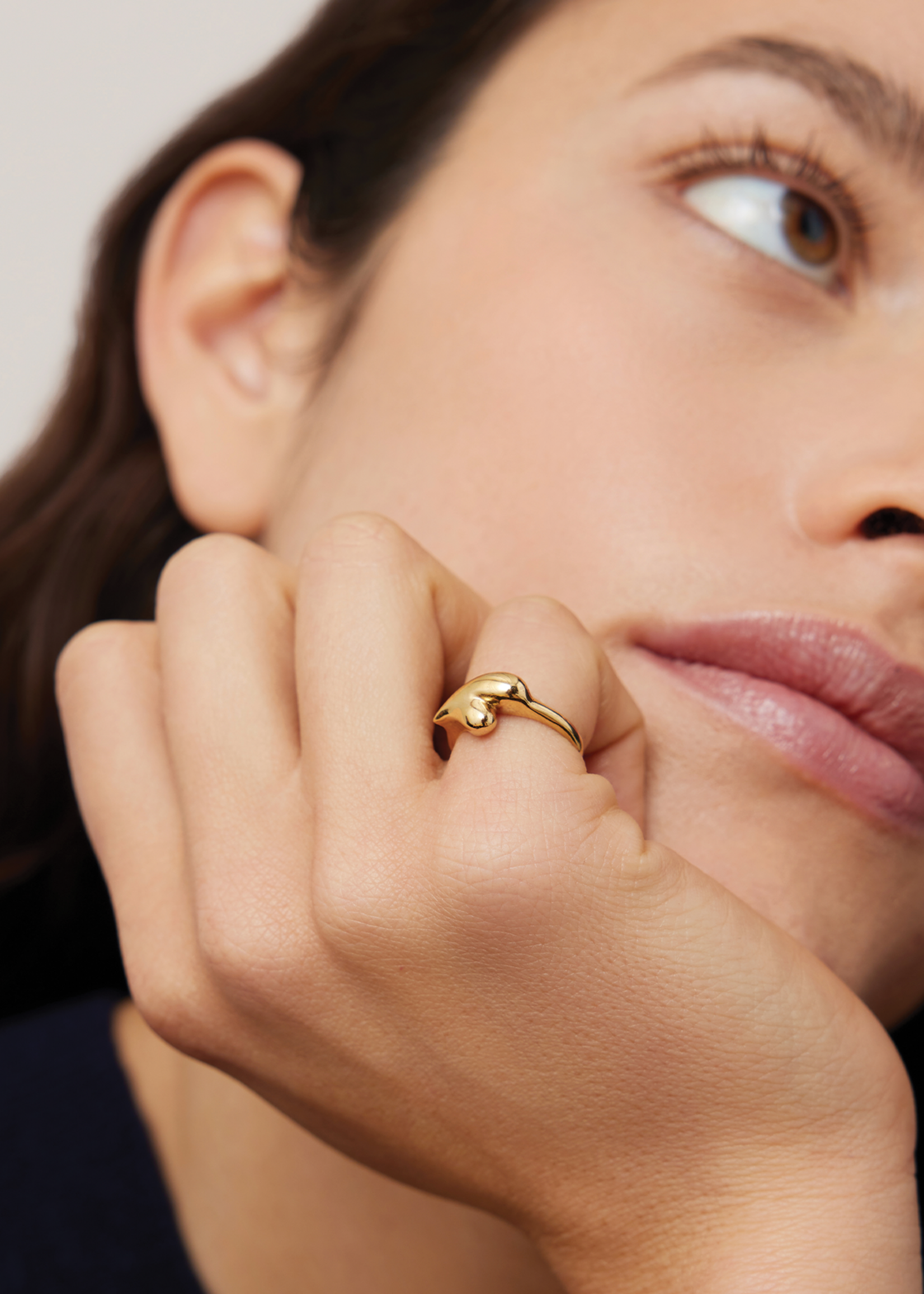 JENNYBIRD PUFFY HEART SIGNET RING