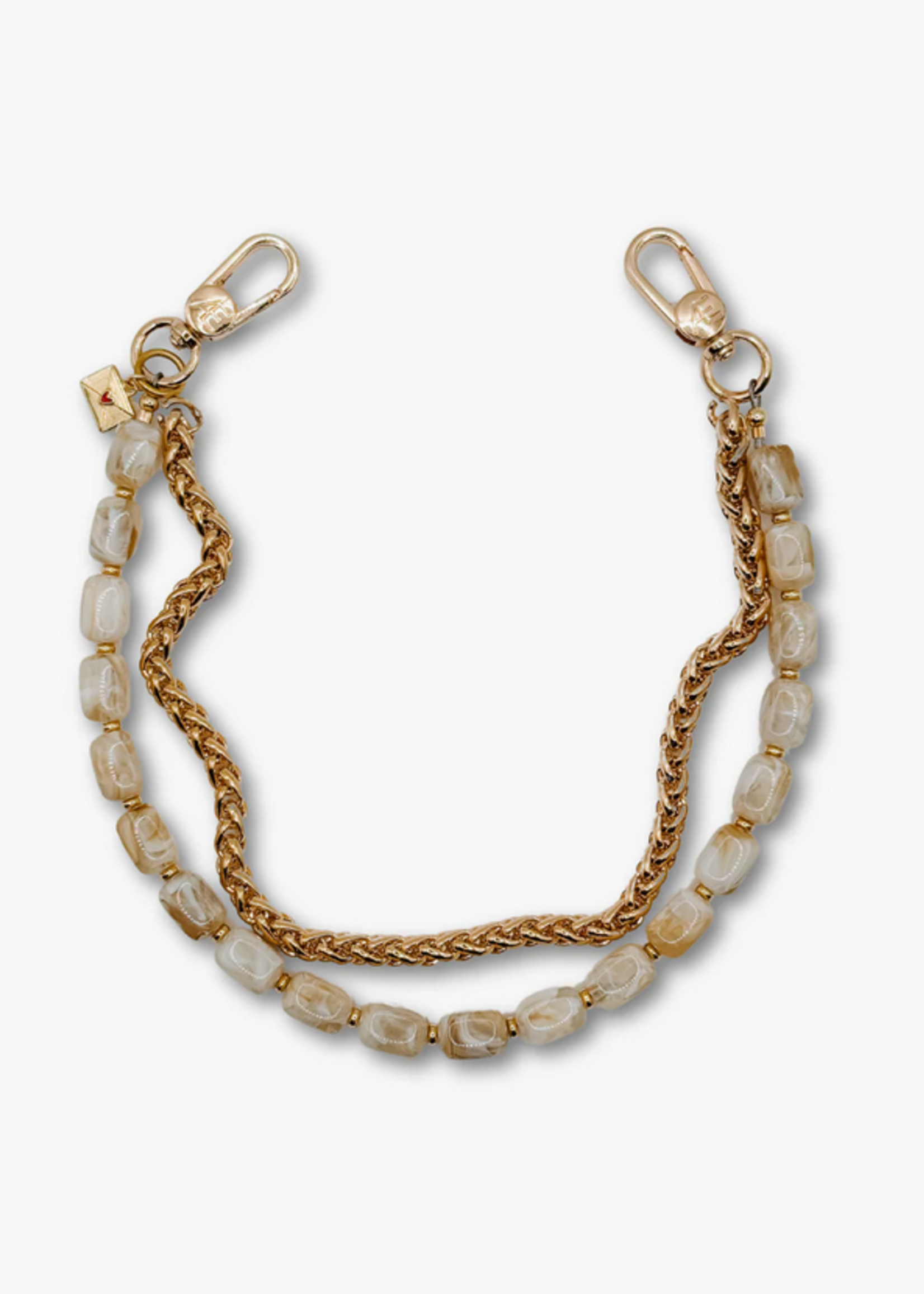 THE CAEP BRUNE PHONE WRISTLET WITH CHAIN