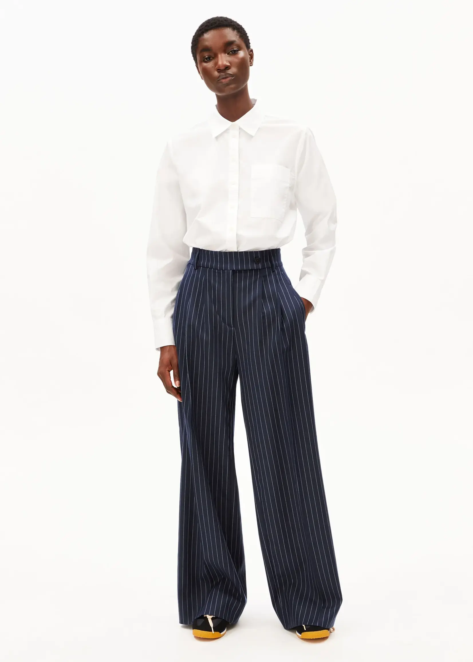 ARMEDANGELS PINSTRIPE KAAYUA PANT
