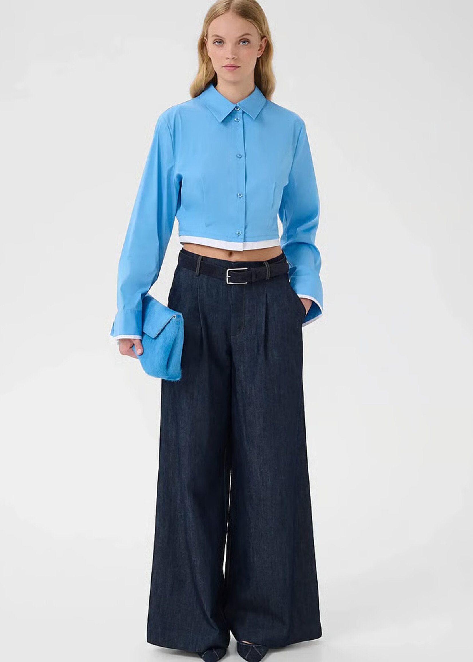 GESTUZ GZOPY CROPPED SHIRT