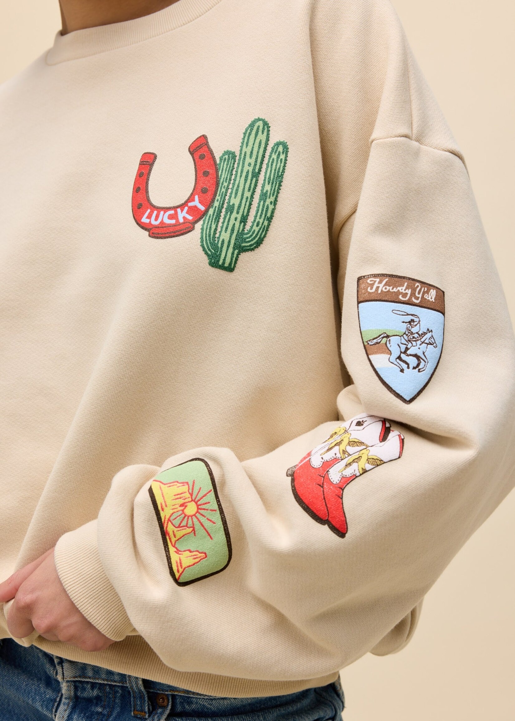 DAYDREAMER WESTERN PATCHES OVERSIZED