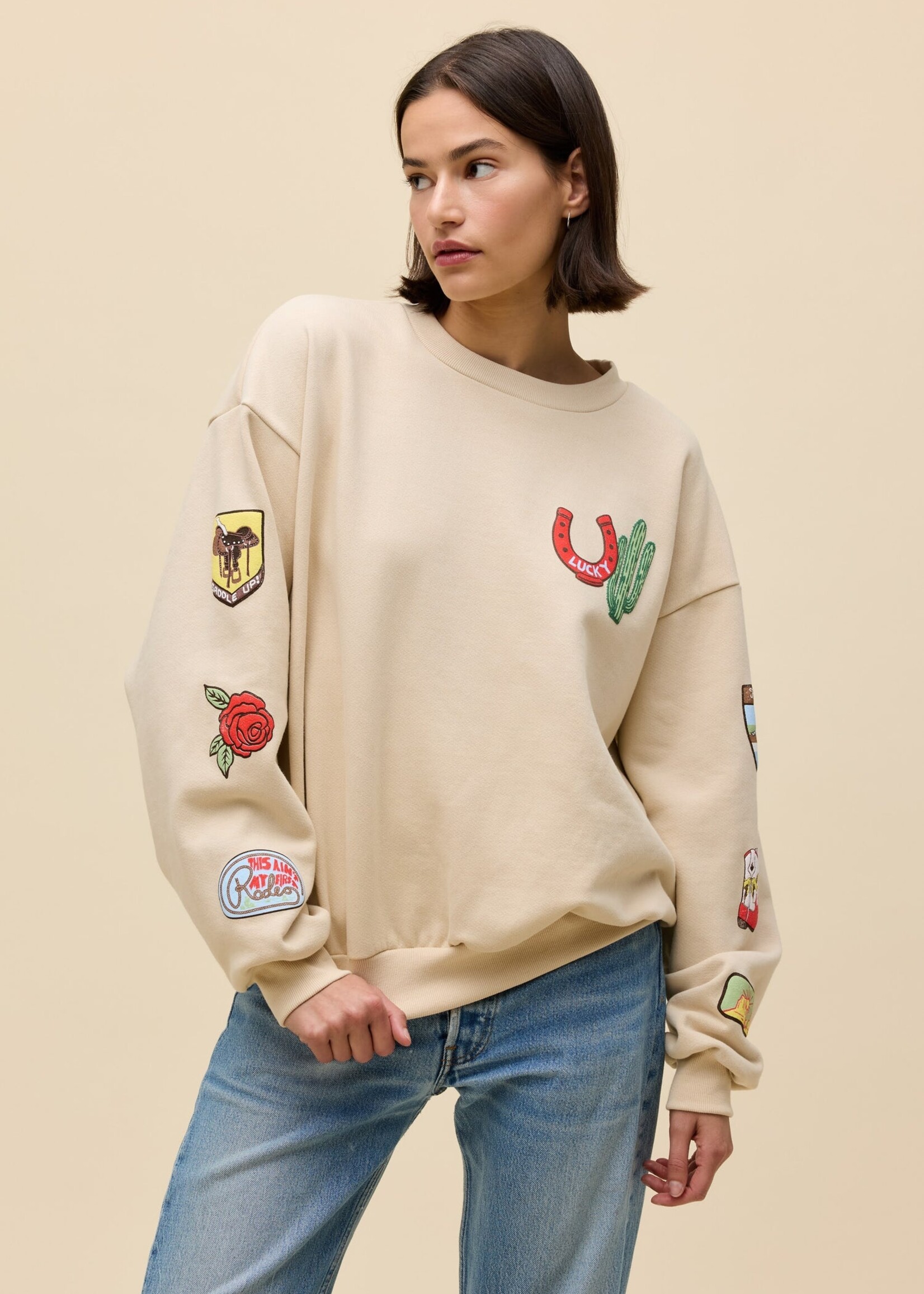 DAYDREAMER WESTERN PATCHES OVERSIZED