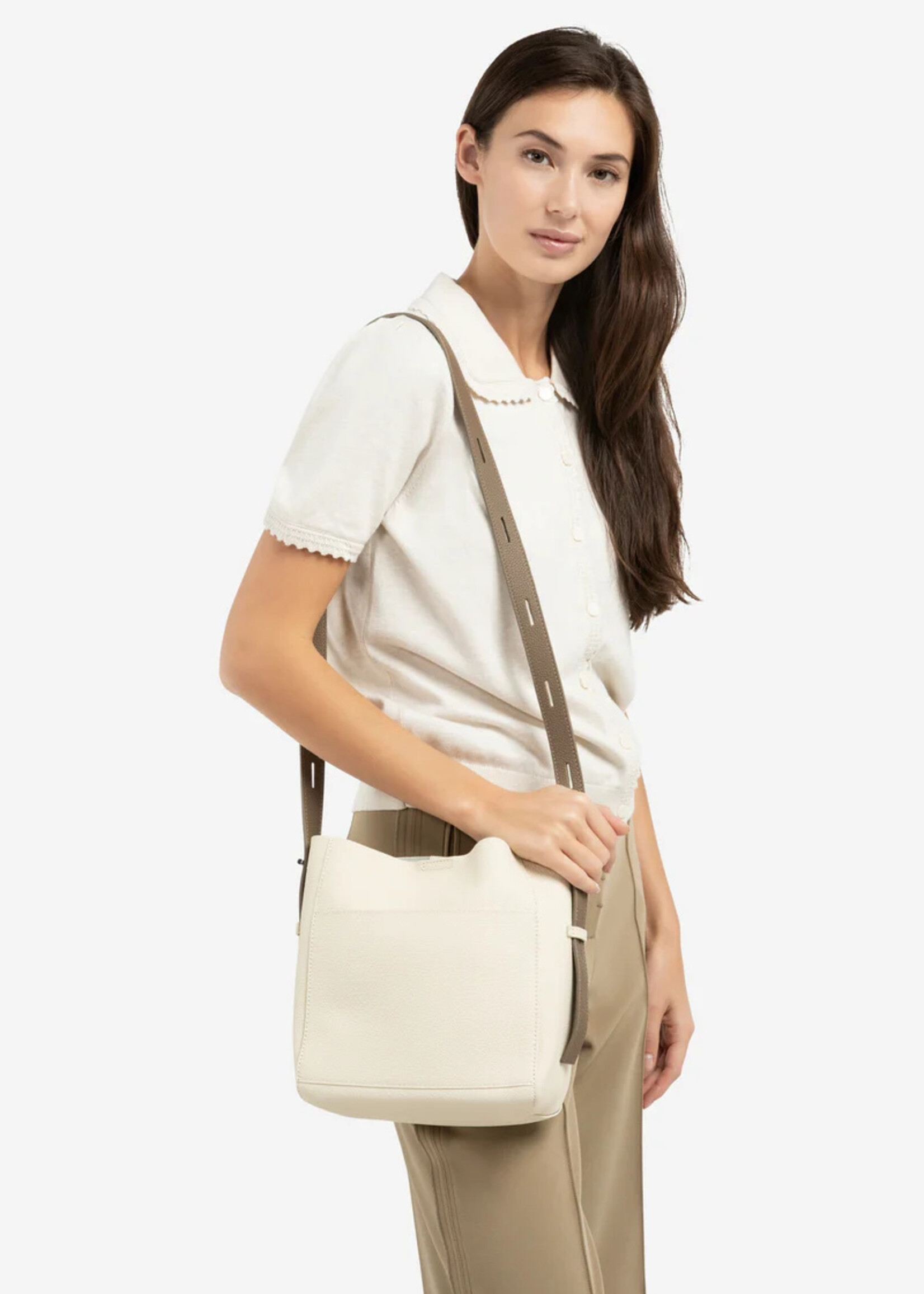 YAYA THE BRAND LEATHER CARGO BAG