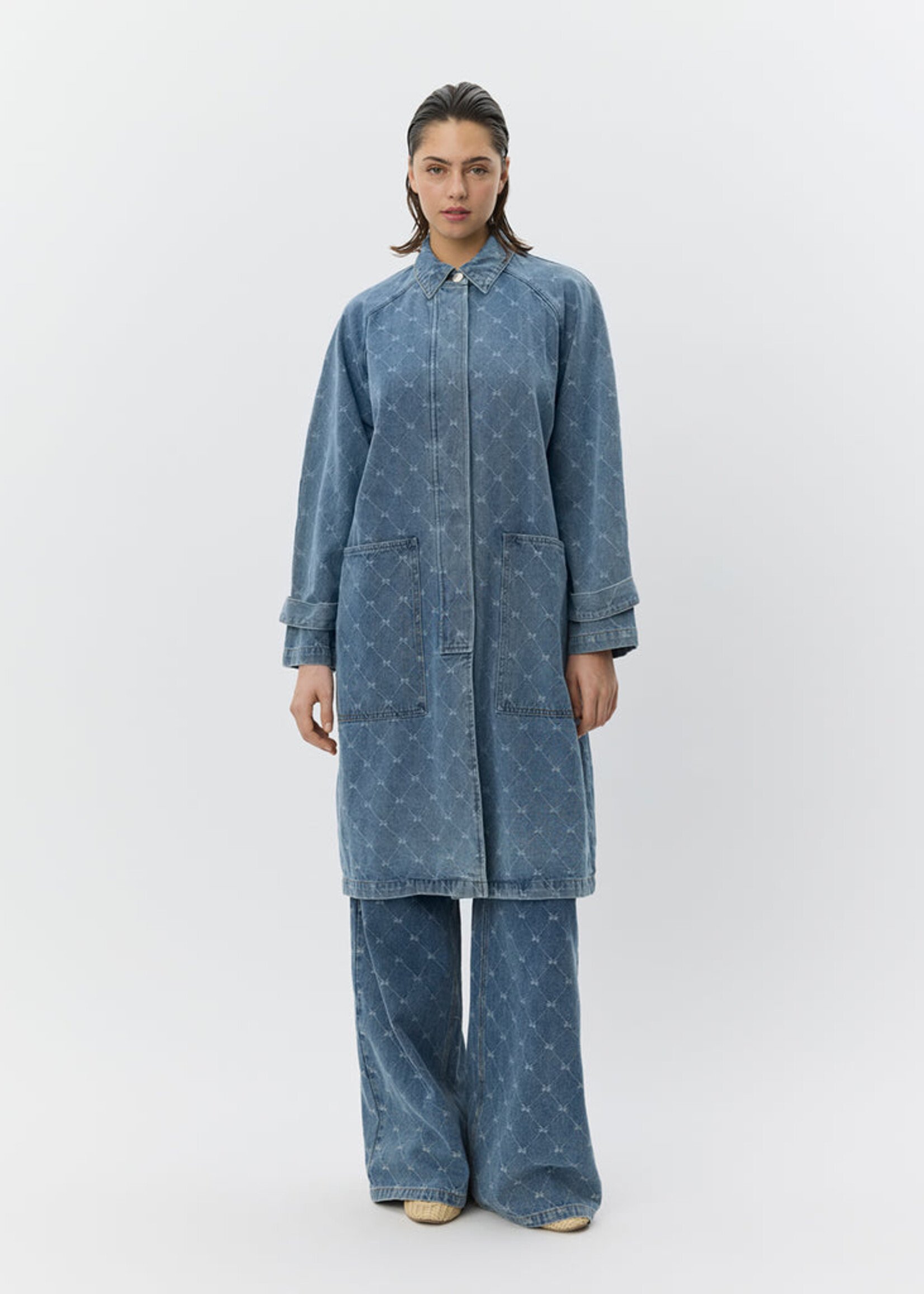 SOFIE SCHNOOR PIPPASW DENIM COAT - S261200