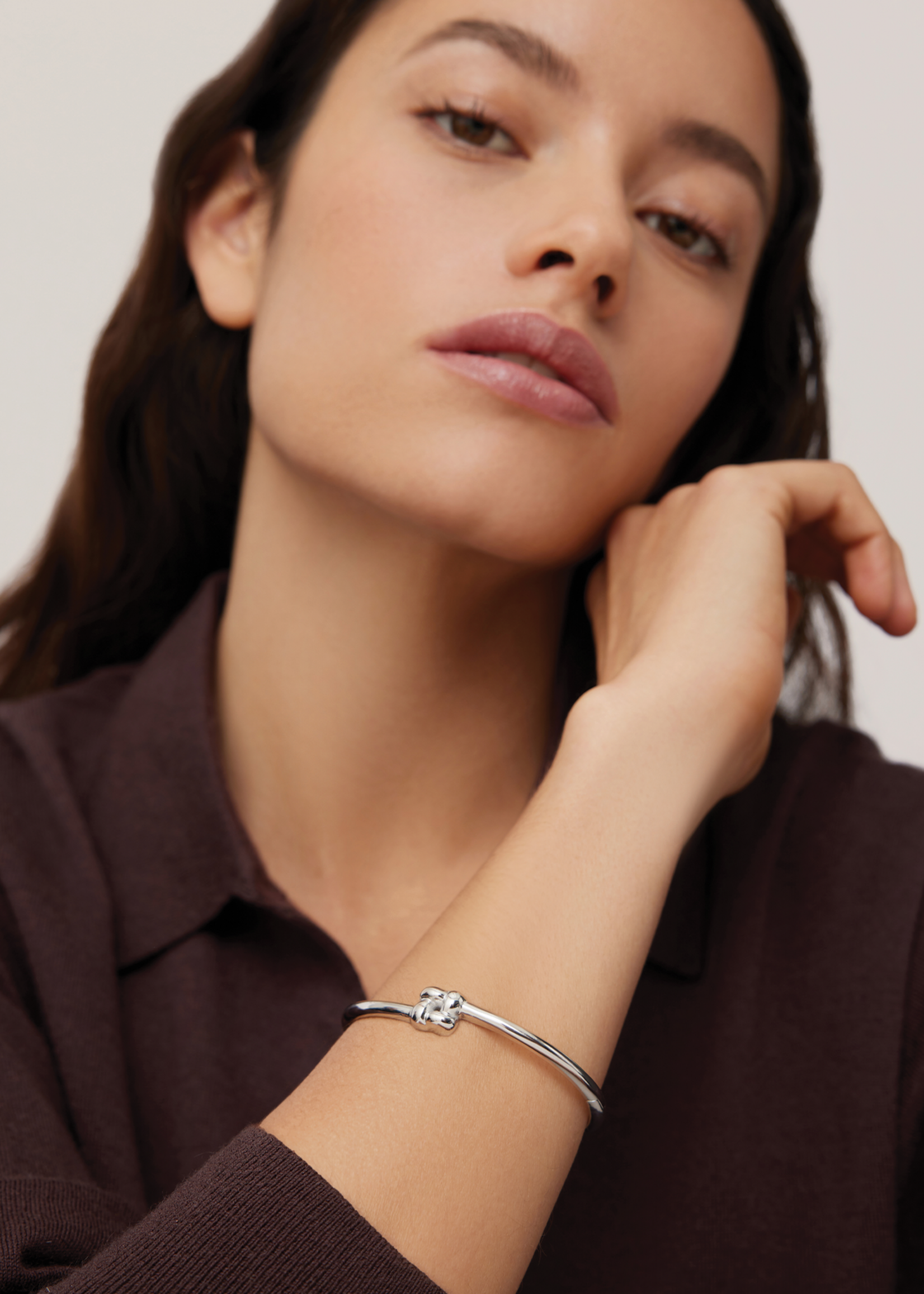 JENNYBIRD SLIM WOVEN SQUARE BANGLE