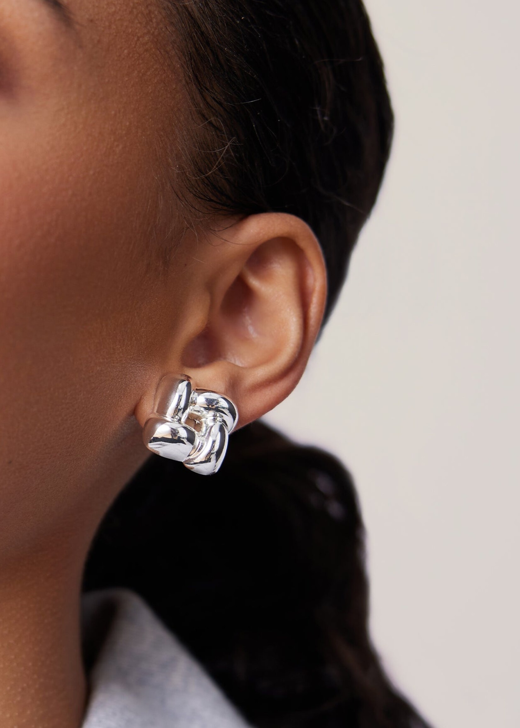 JENNYBIRD SMALL WOVEN SQUARE EARRINGS