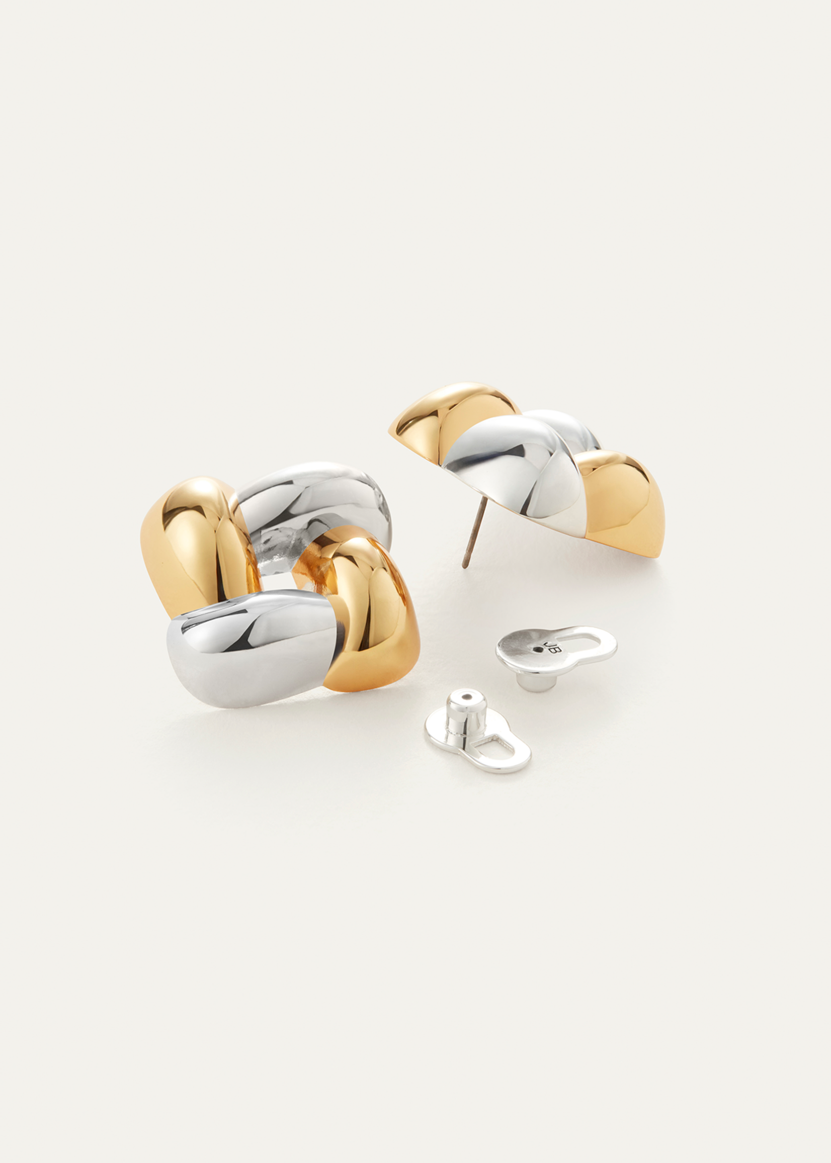 JENNYBIRD MEDIUM WOVEN SQUARE EARRINGS