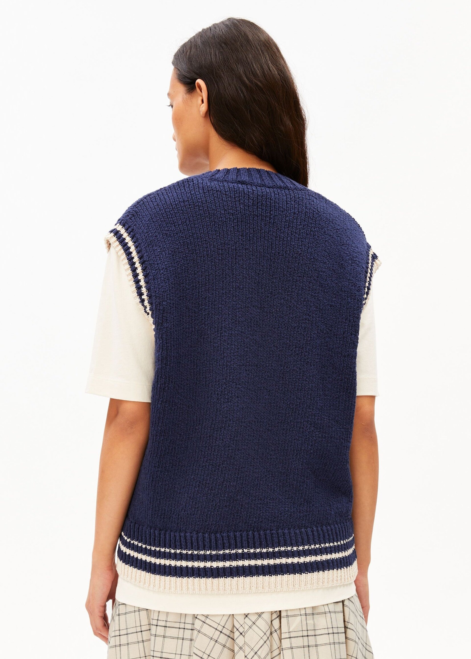 ARMEDANGELS ICONIC A COLLEGE KNIT VEST