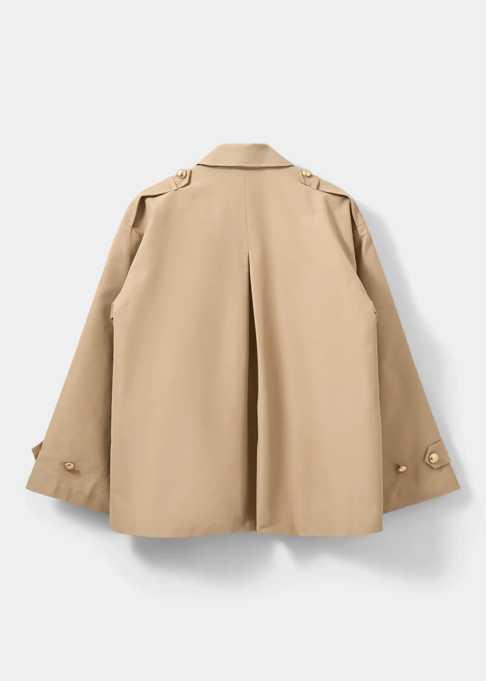 SOFIE SCHNOOR ADRIASW SHORT TRENCH COAT