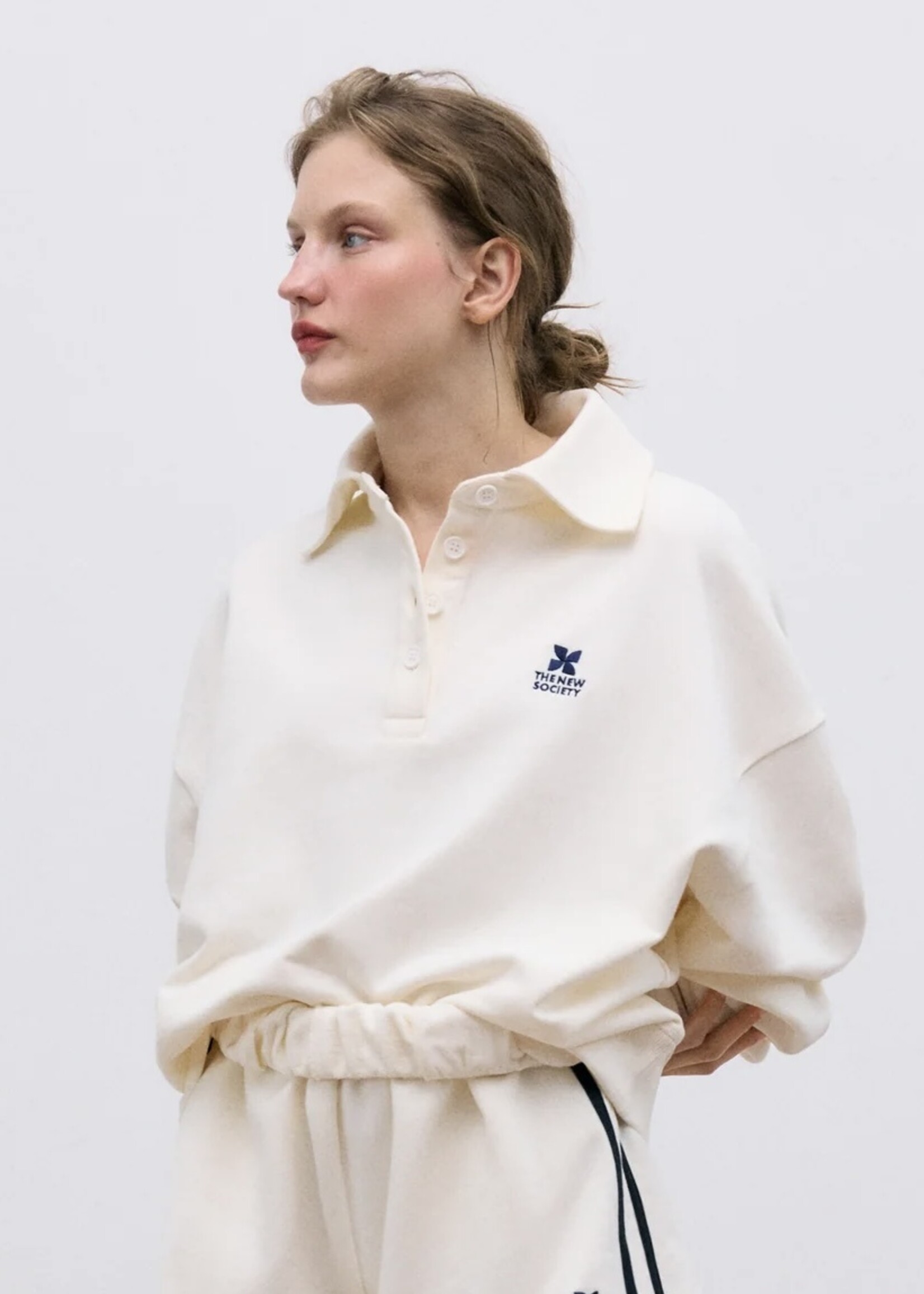 THE NEW SOCIETY TNS LOGO WOMAN POLO