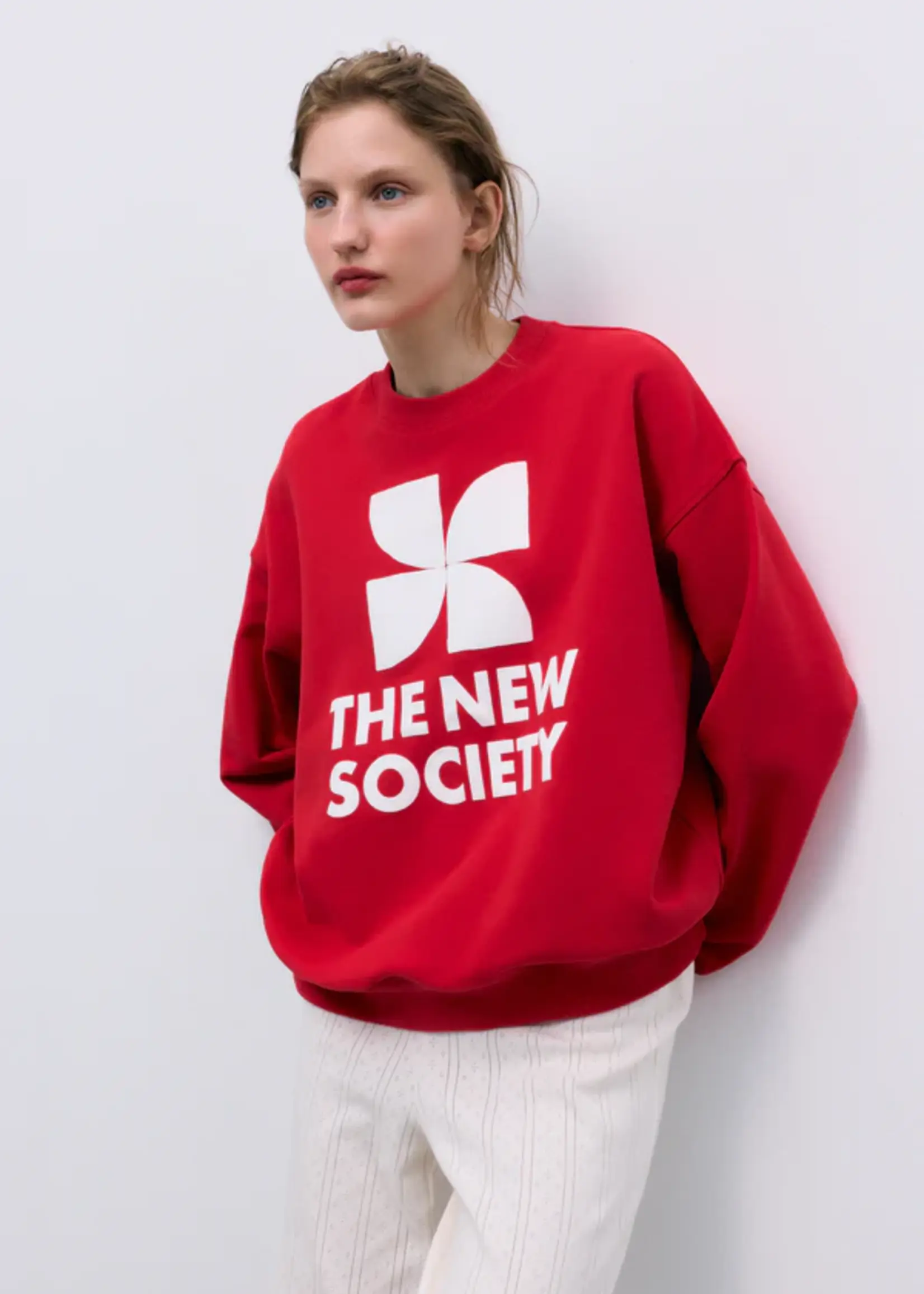THE NEW SOCIETY TNS LOGO WOMAN SWEATSHIRT