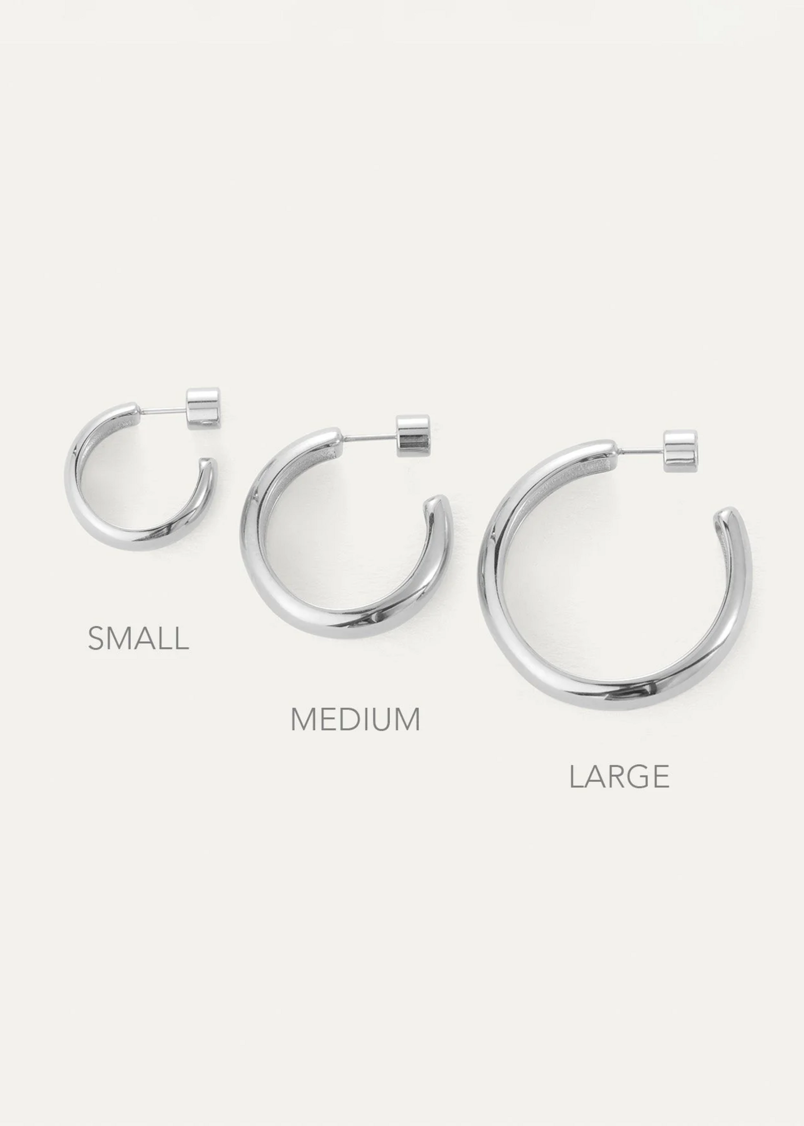 JENNYBIRD STAPLE HOOPS MEDIUM