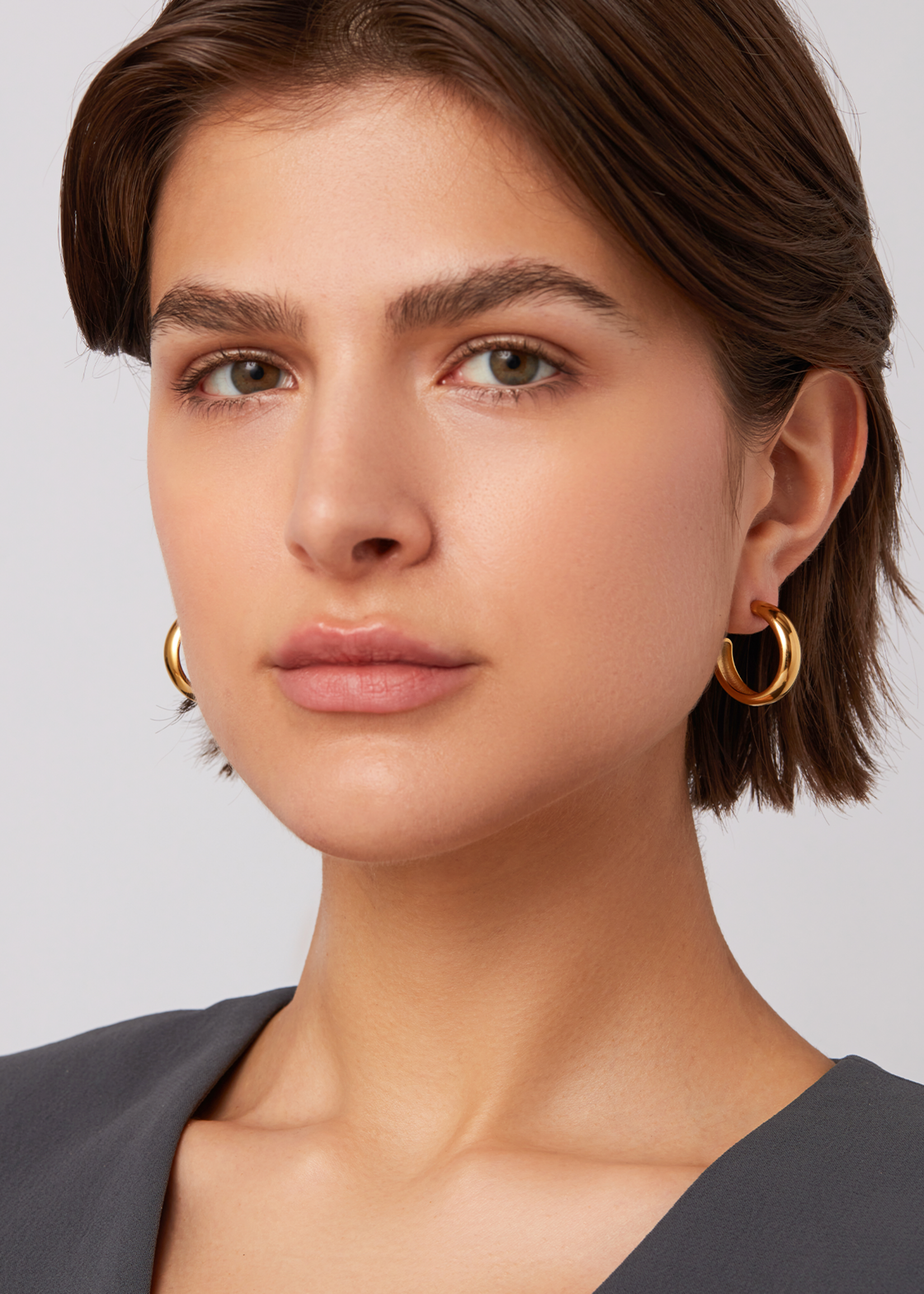 JENNYBIRD STAPLE HOOPS MEDIUM