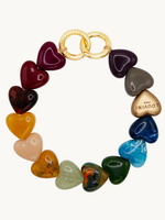 LOUVINI PARIS PETIT CUORE CHAIN - MULTICOLOUR