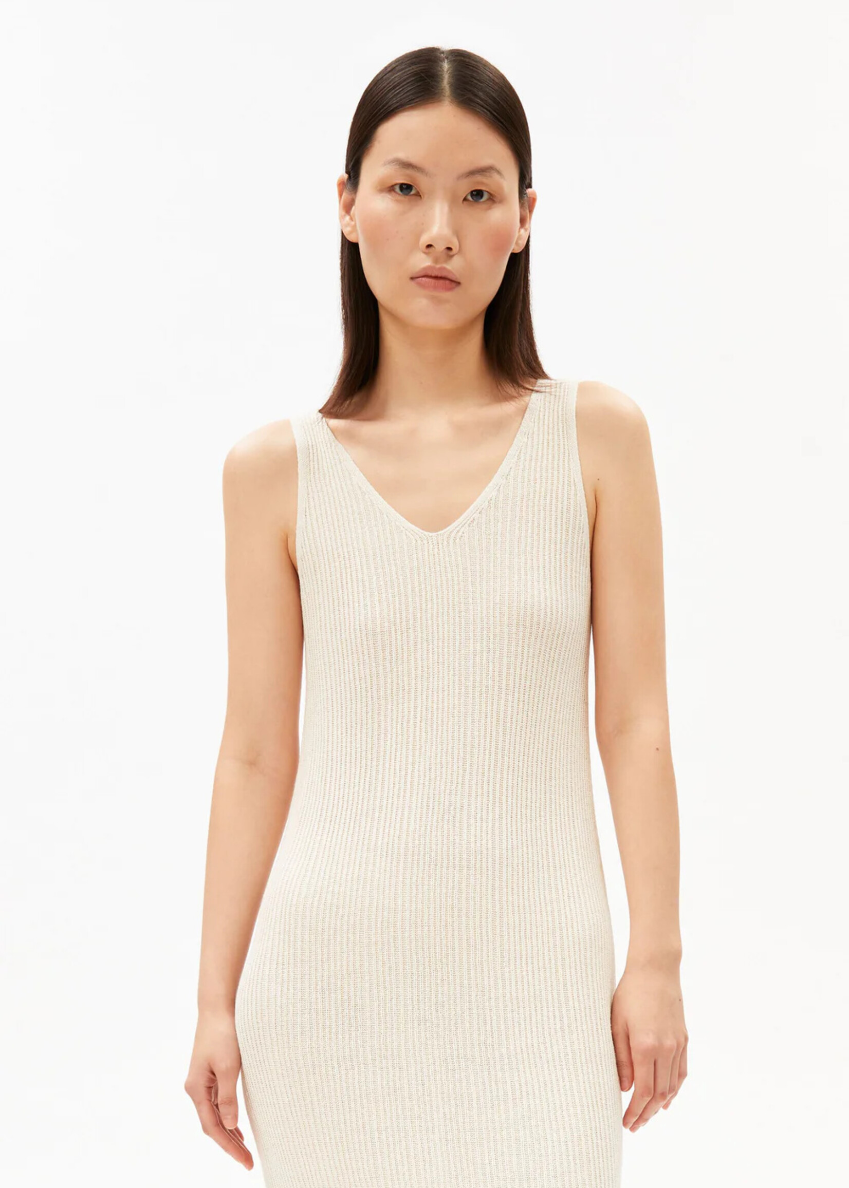 ARMEDANGELS LINEN BLEND KNIT DRESS