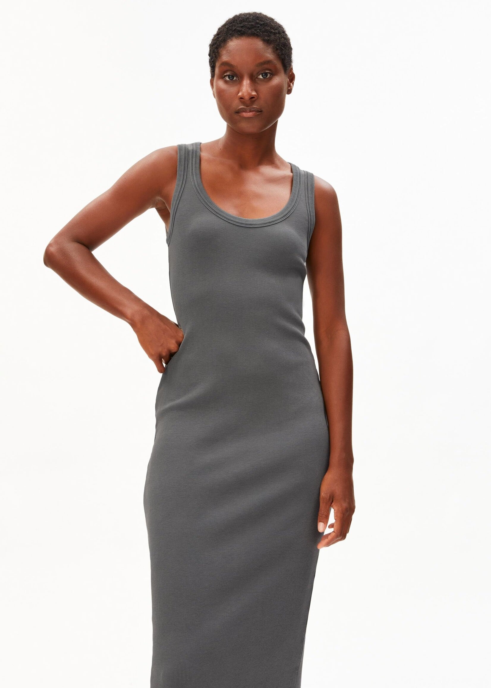 ARMEDANGELS GMT DYE BODYCON RIB DRESS