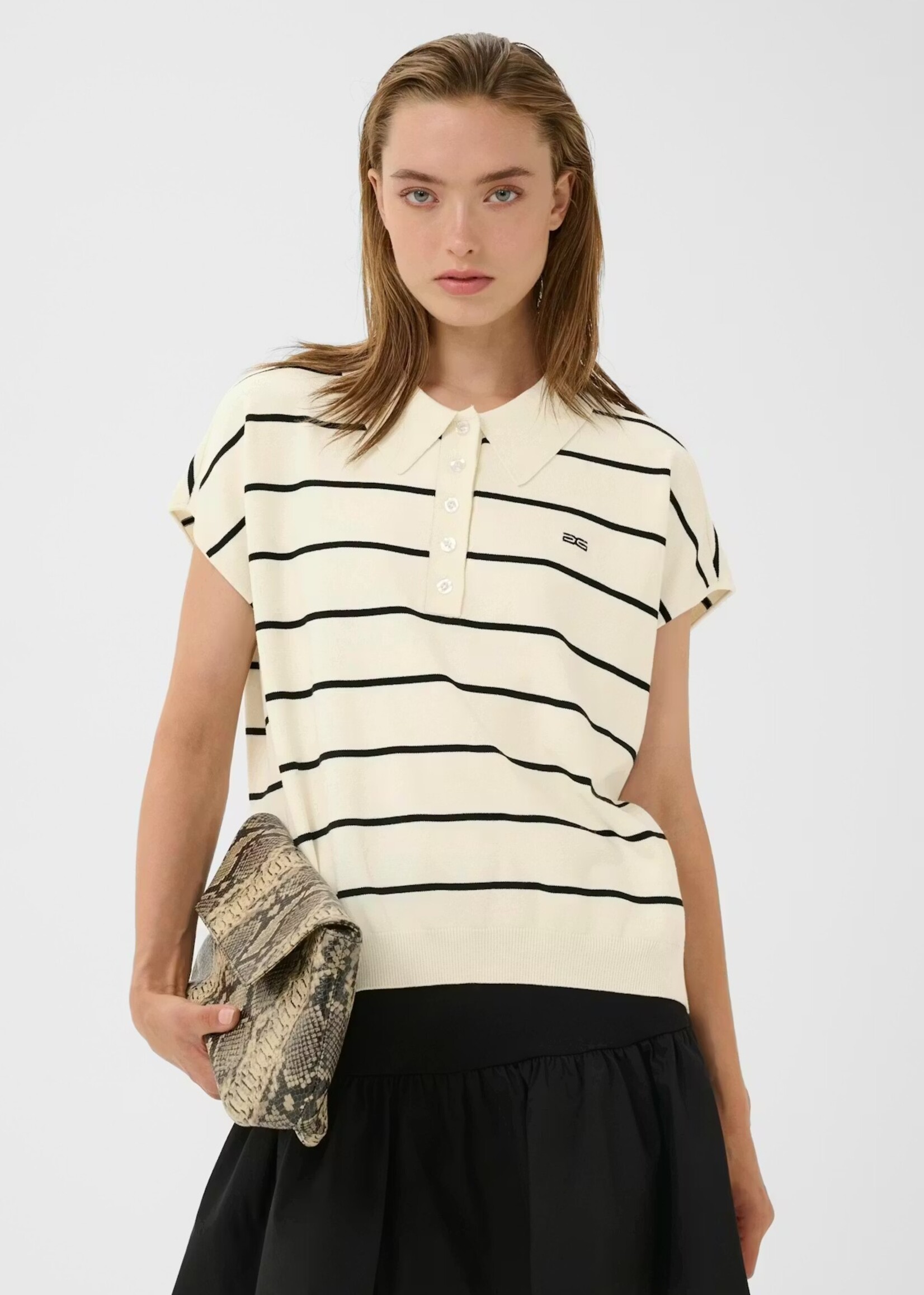 GESTUZ GZSAIA SS POLO PULLOVER