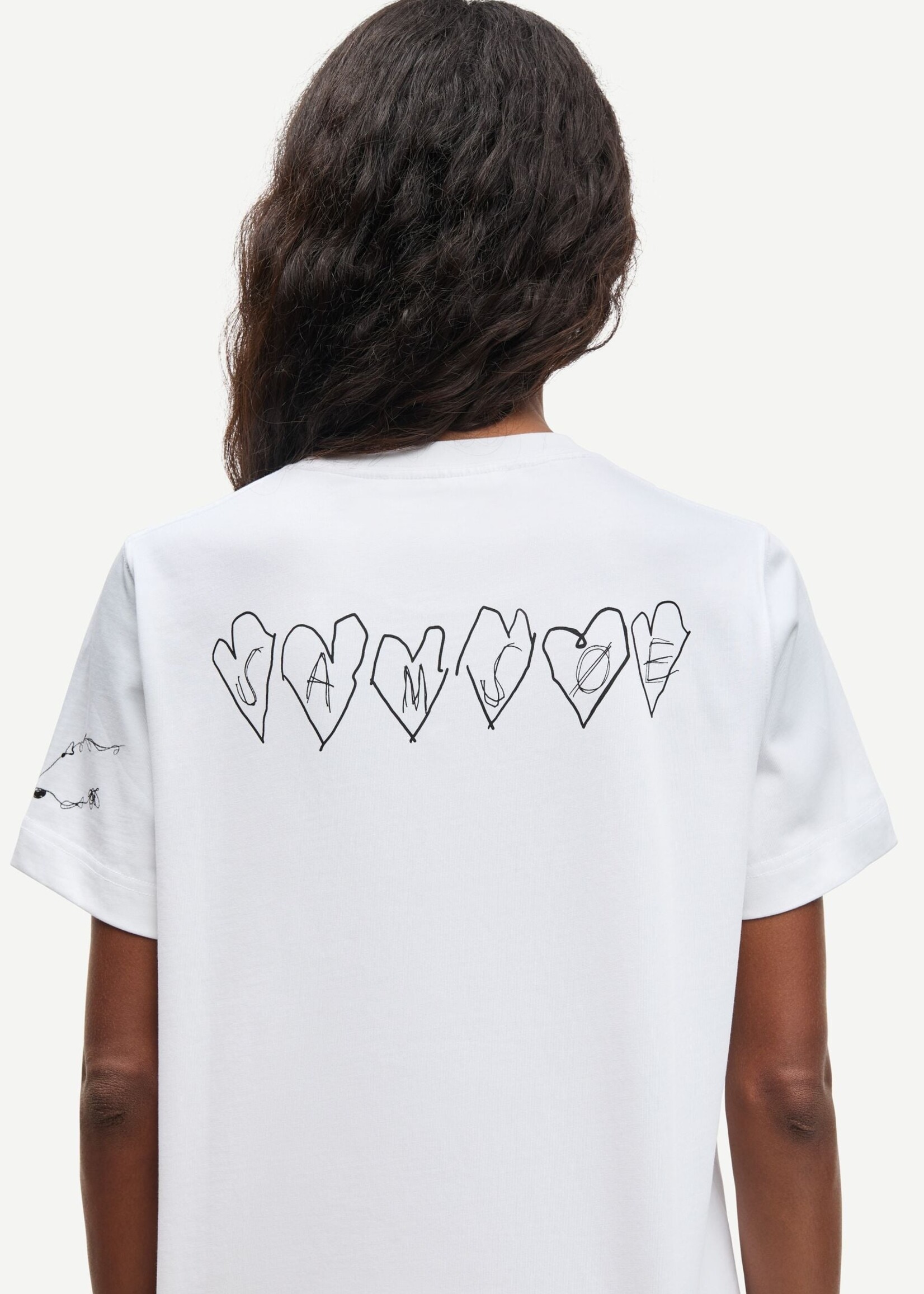 SAMSOE SAMSOE SACAMINO T-SHIRT SCRIBBLES