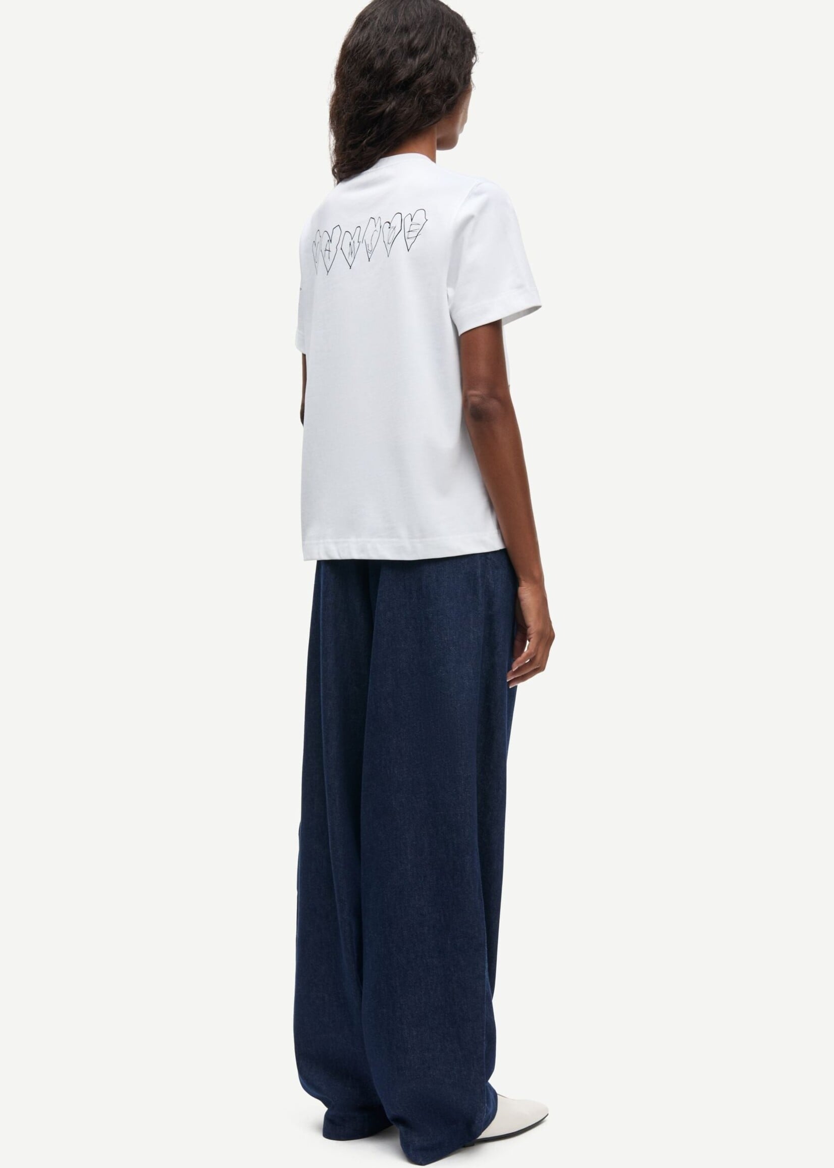SAMSOE SAMSOE SACAMINO T-SHIRT SCRIBBLES