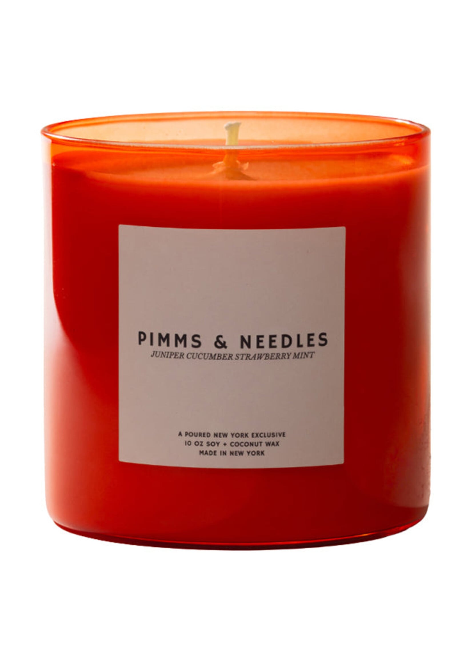 POURED NEW YORK PIMMS & NEEDLES - CANDLE