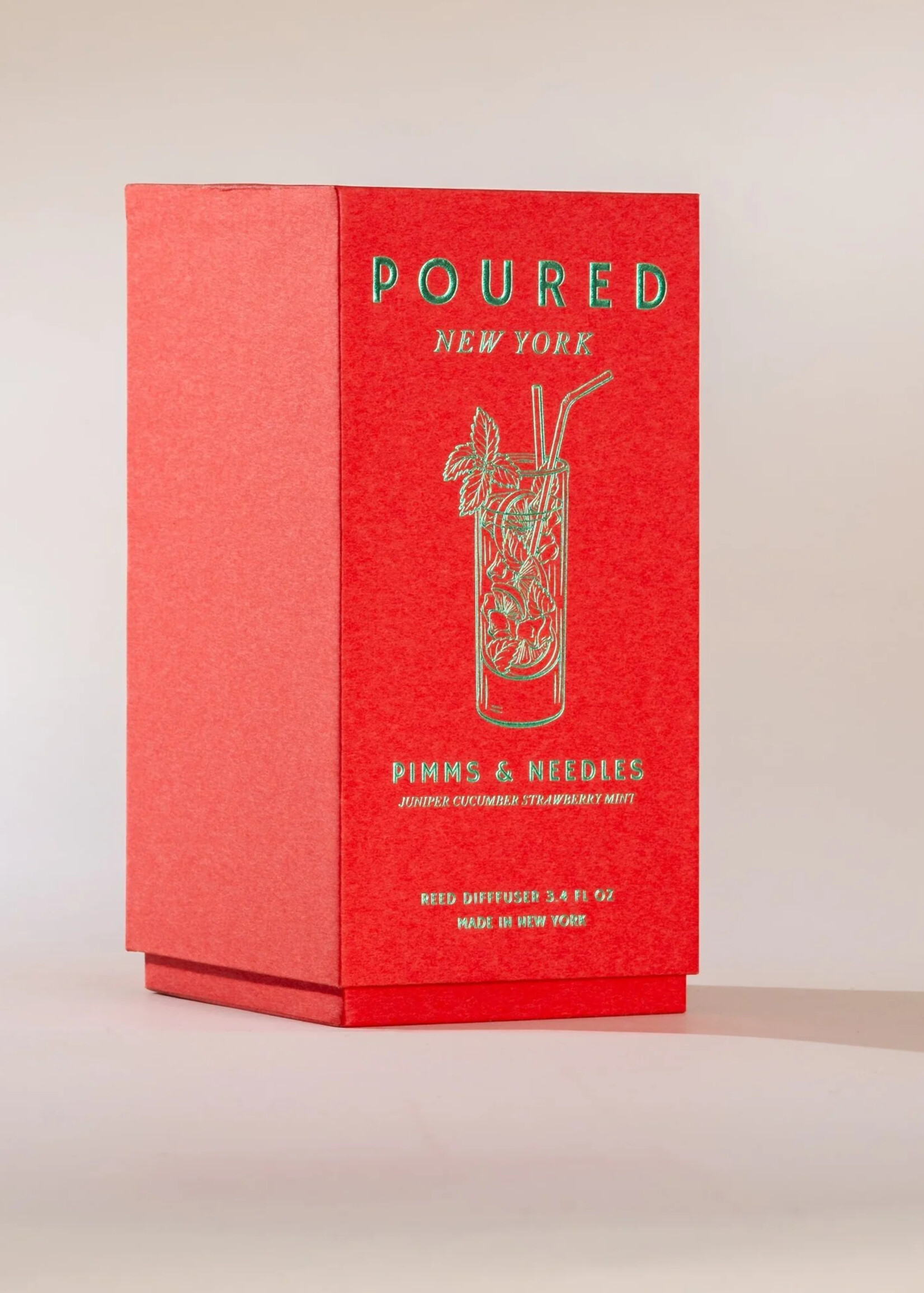 POURED NEW YORK PIMMS & NEEDLES - REED DIFFUSEUR