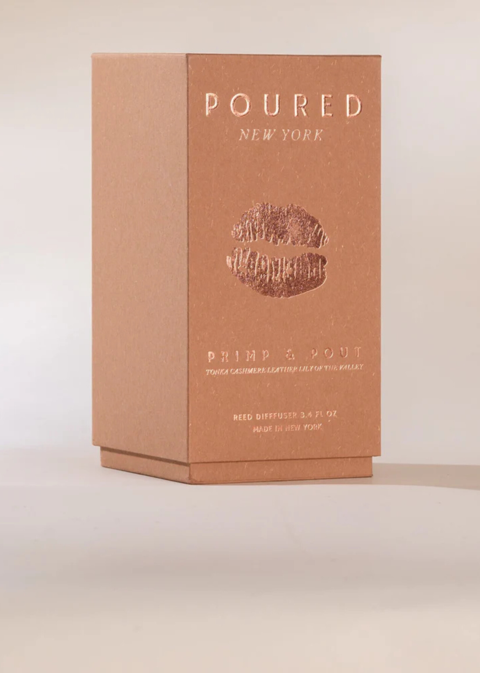 POURED NEW YORK PRIMP & POUT - REED DIFFUSEUR