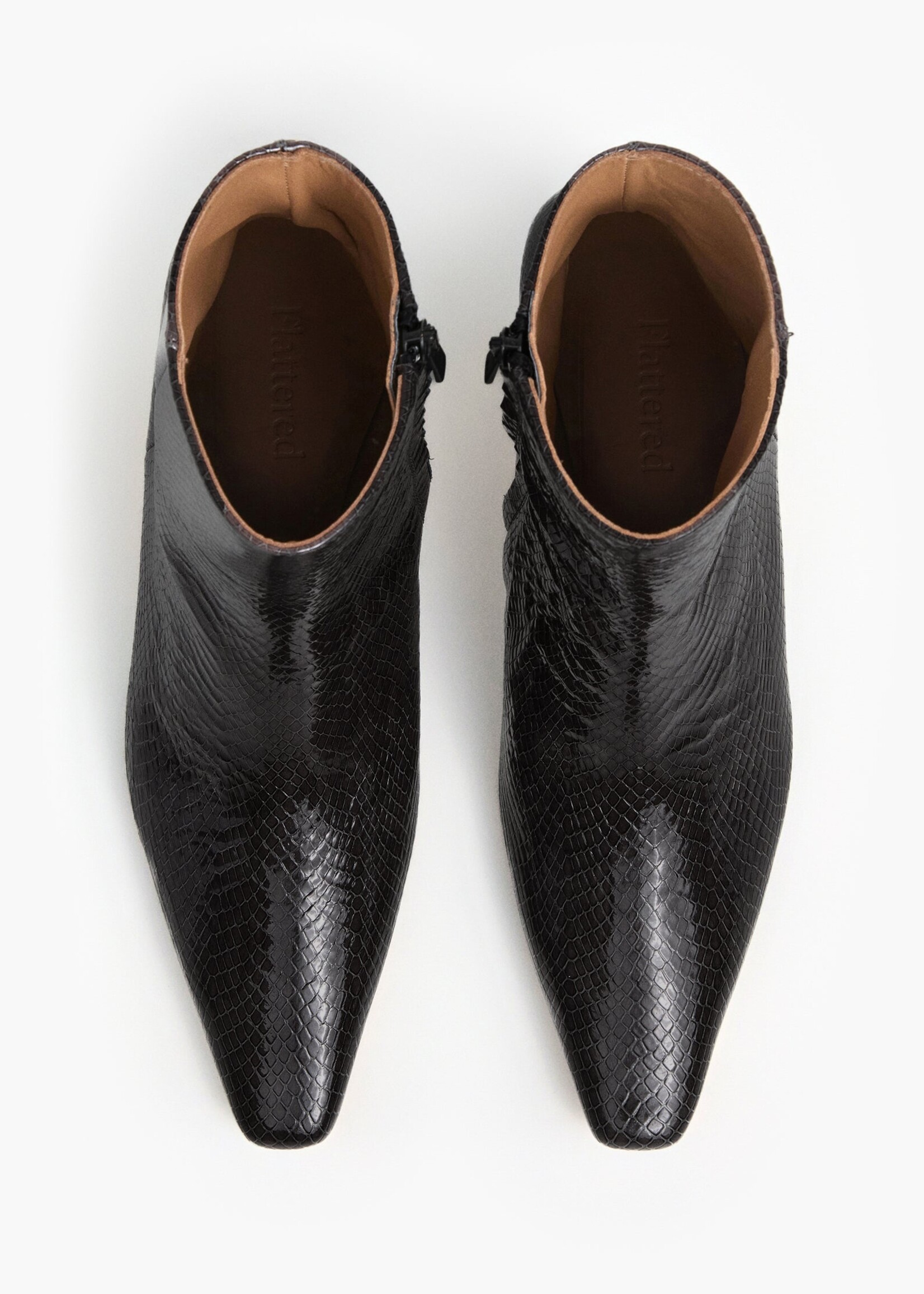 FLATTERED XENA SNAKE LEATHER