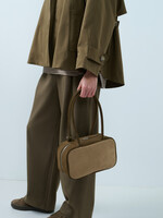 YAYA THE BRAND Suede shoulder bag
