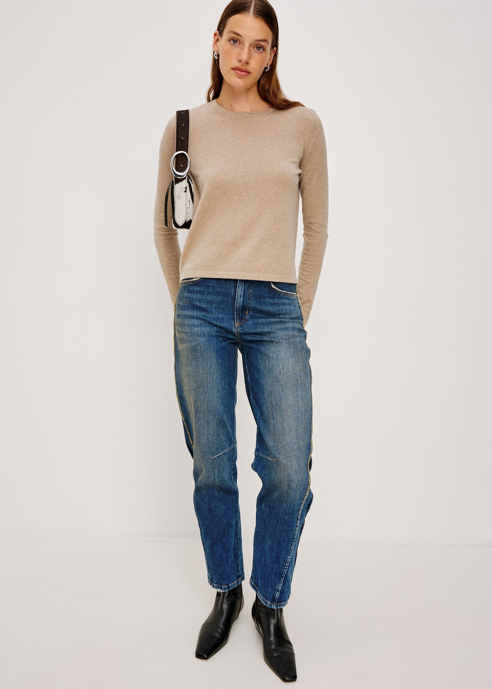 RAILS COTTON CASHMERE LONG SLEEVE TEE