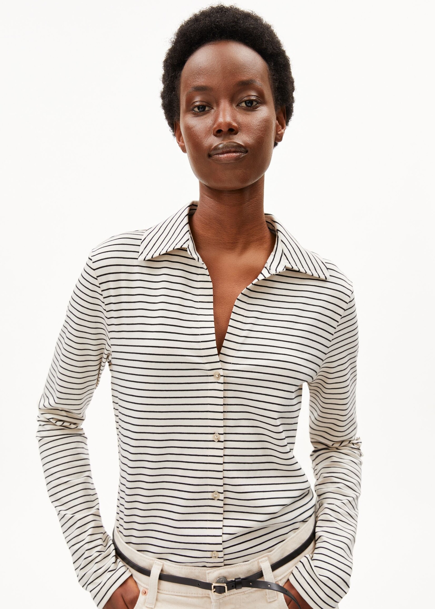 ARMEDANGELS NALAANNIA STRIPE BLOUSE