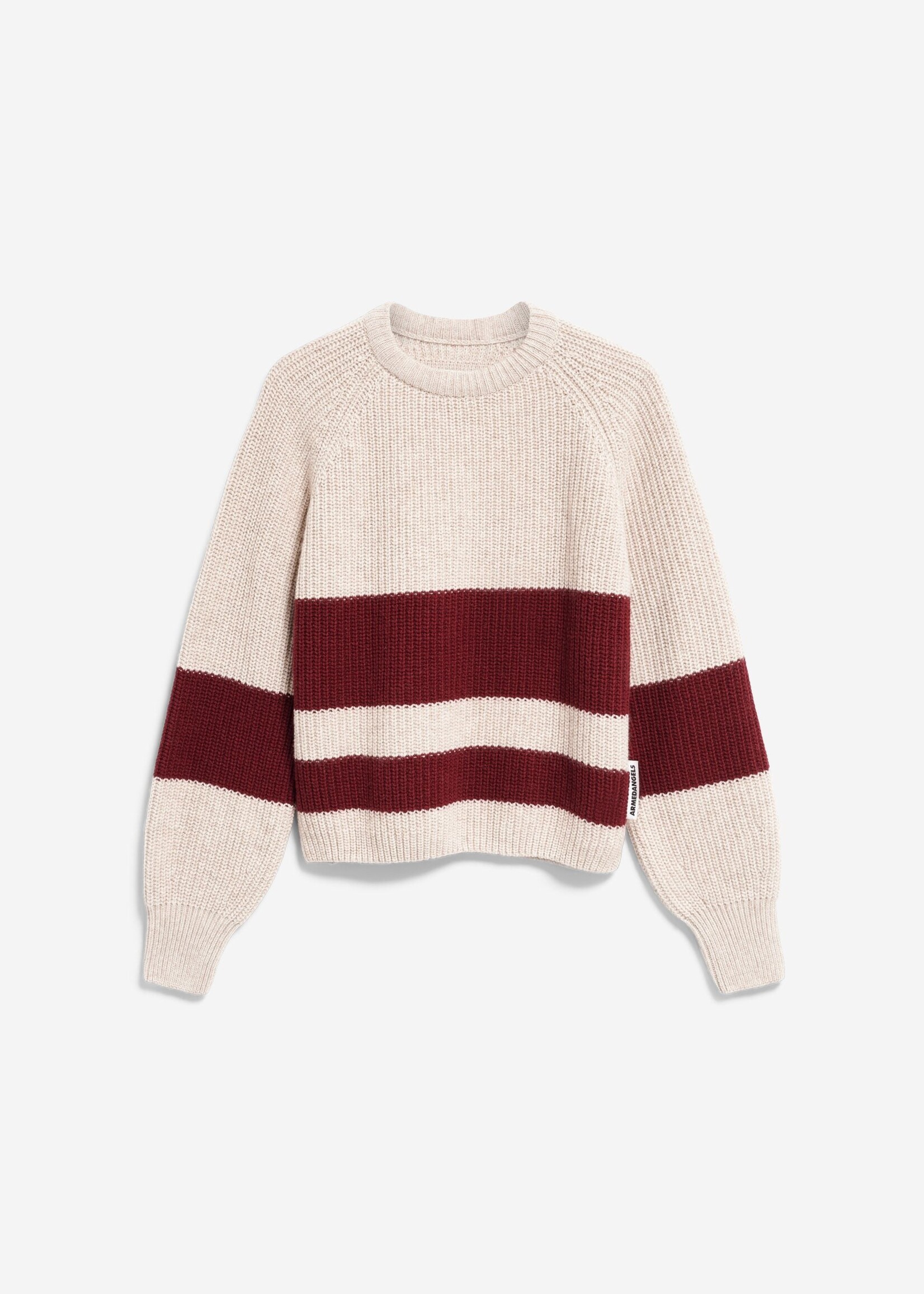 ARMEDANGELS RIB STRIPED KNIT SWEATER