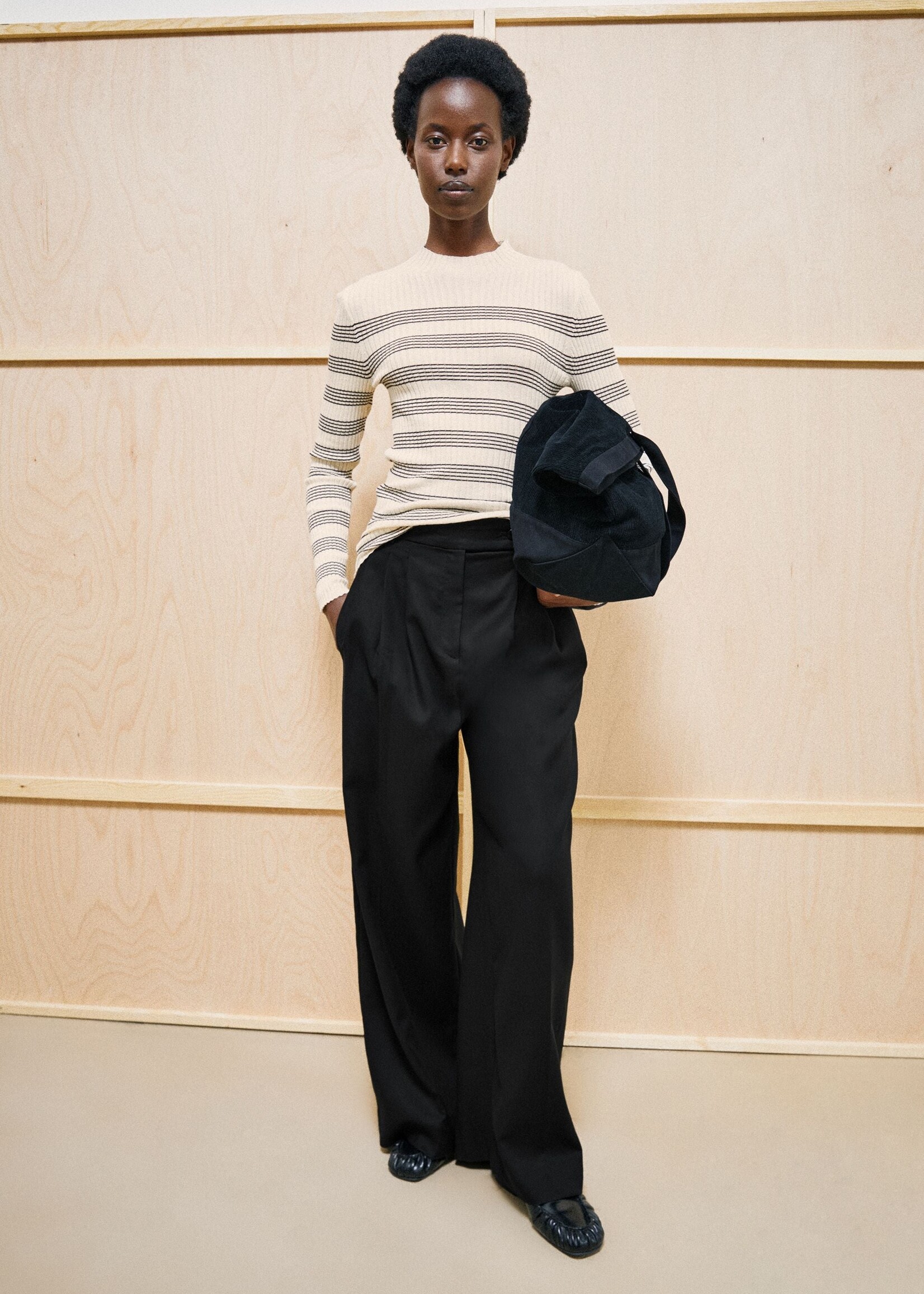 ARMEDANGELS ALAANIA STRIPED KNIT SWEATER