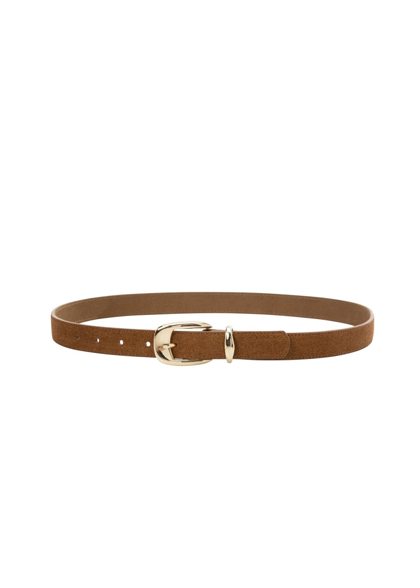 YAYA THE BRAND RETRO BUCKLE SUEDE BELT