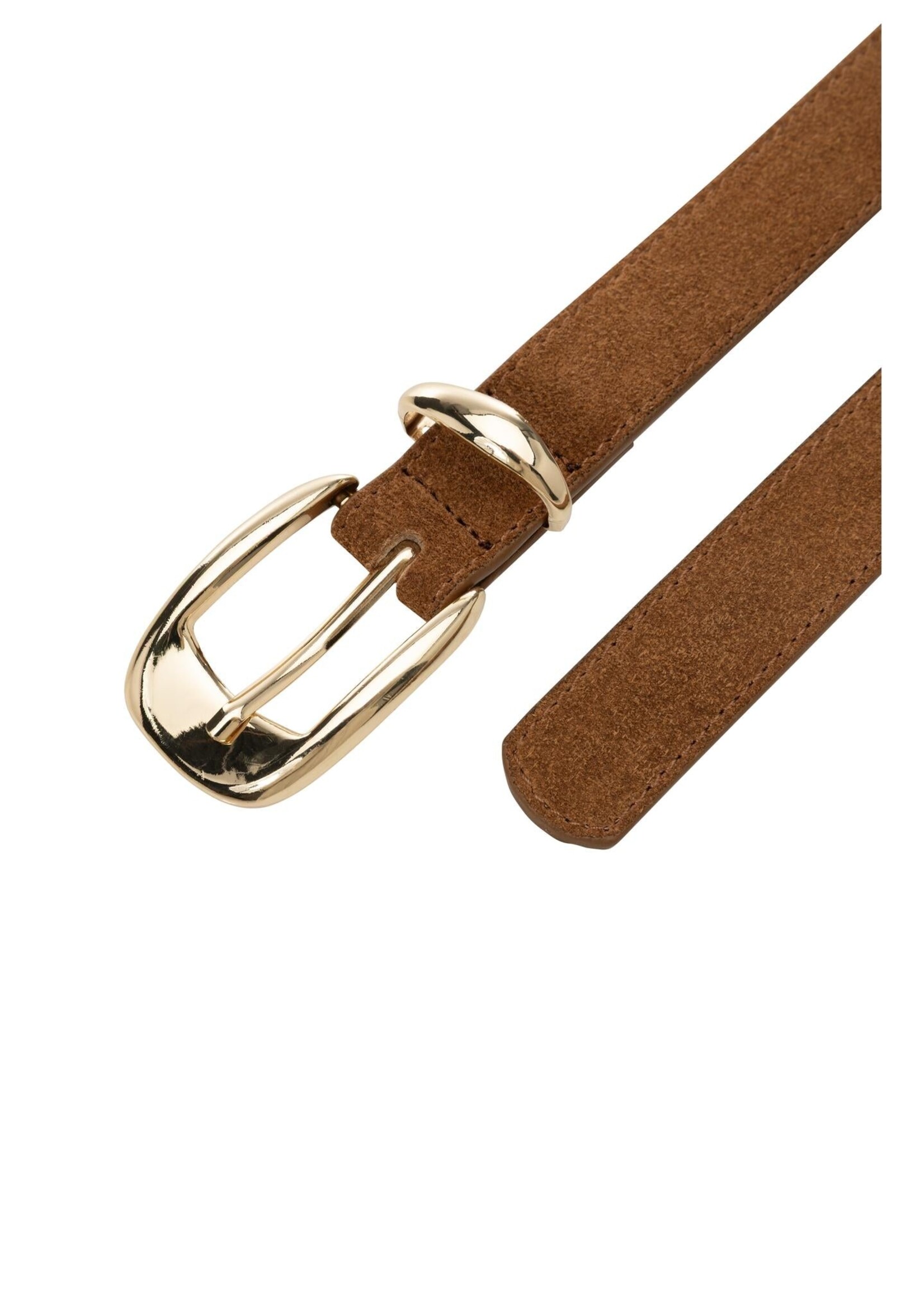 YAYA THE BRAND RETRO BUCKLE SUEDE BELT