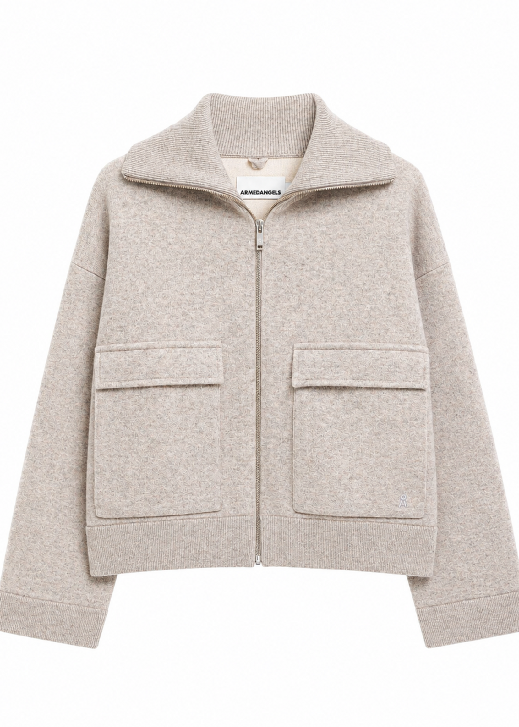 ARMEDANGELS COTTON-WOOL KNIT JACKET