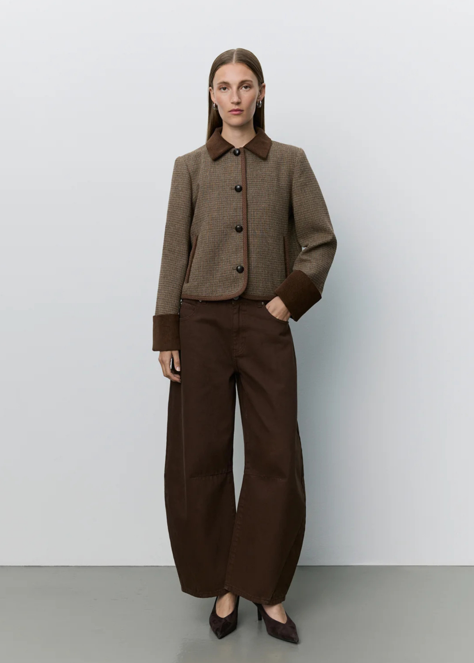 SOFIE SCHNOOR KAMIKKASW SHORT TWEED JACKET