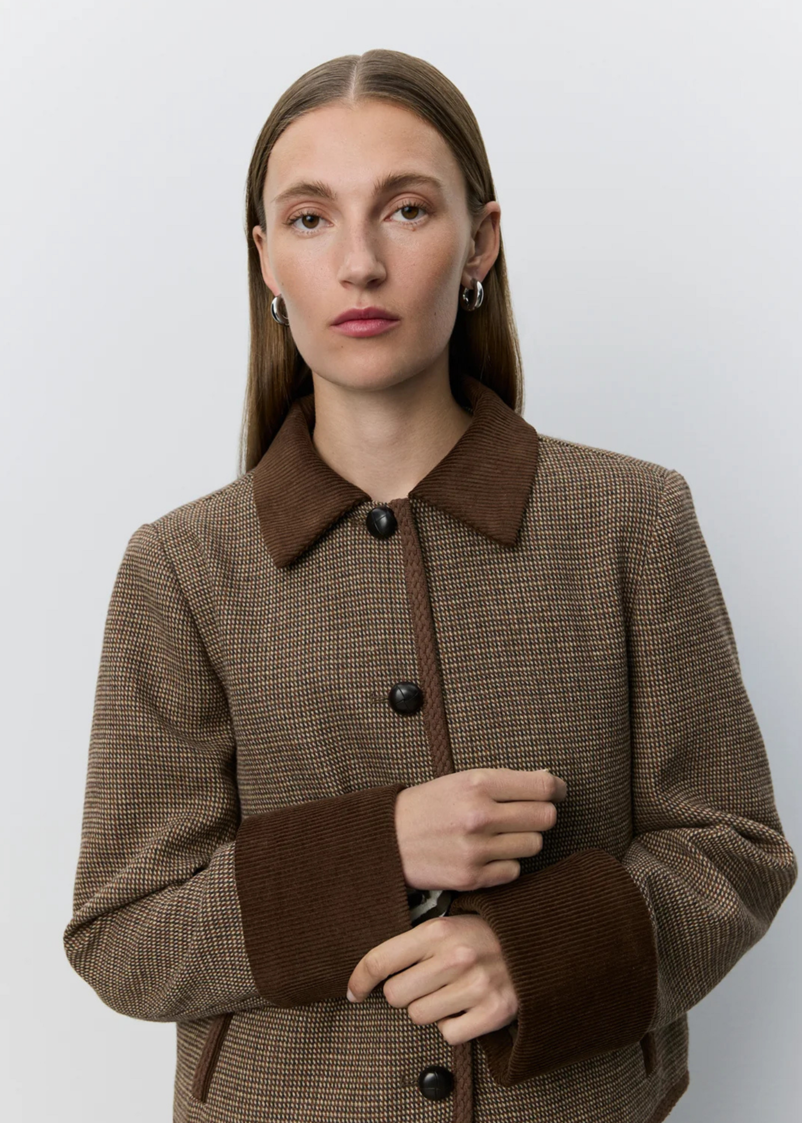 SOFIE SCHNOOR KAMIKKASW SHORT TWEED JACKET