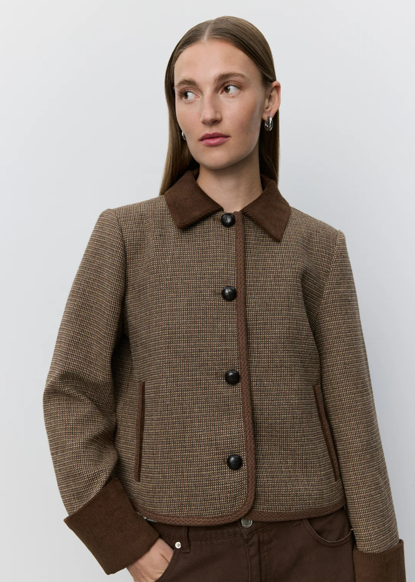 SOFIE SCHNOOR KAMIKKASW SHORT TWEED JACKET