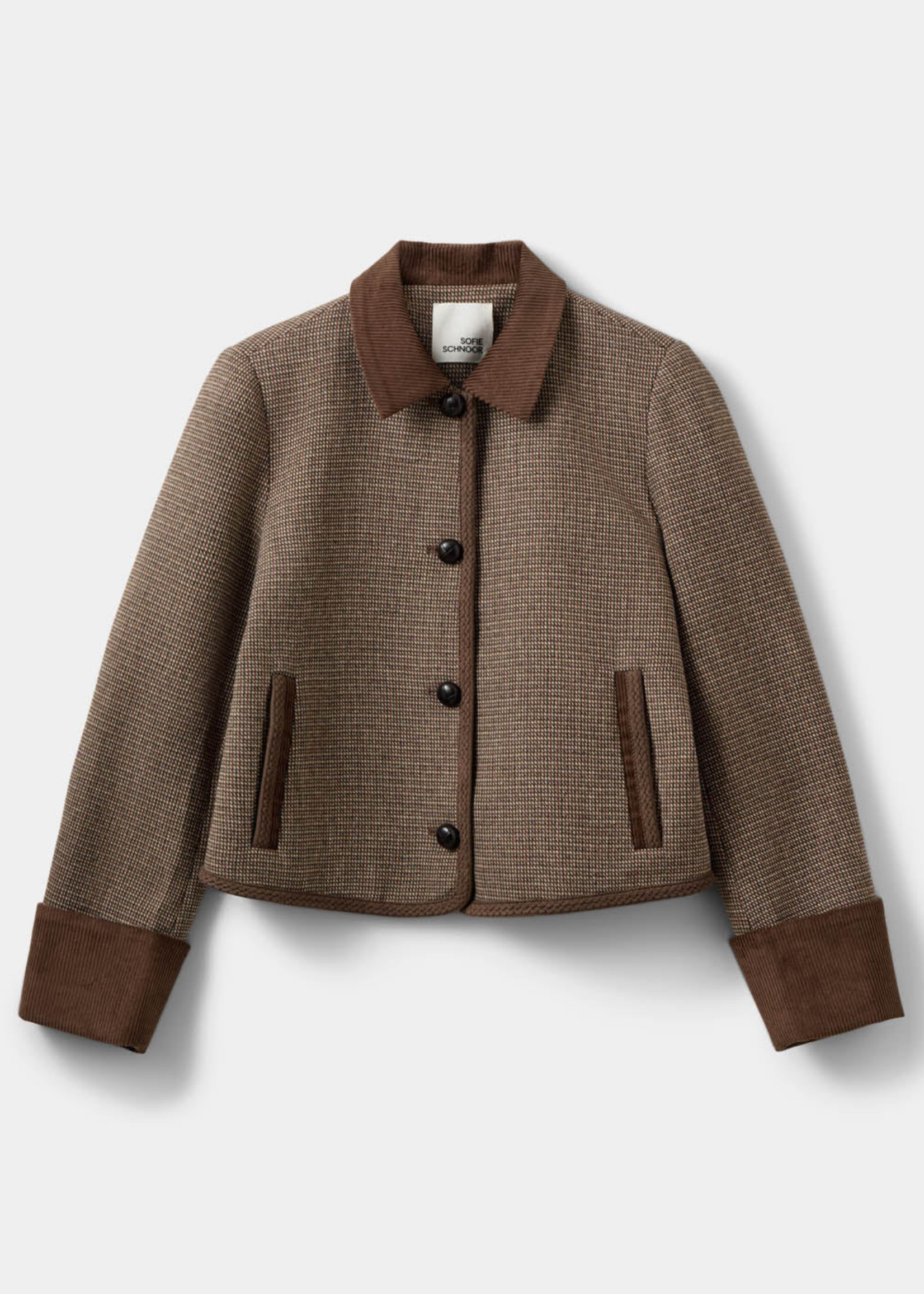 SOFIE SCHNOOR KAMIKKASW SHORT TWEED JACKET