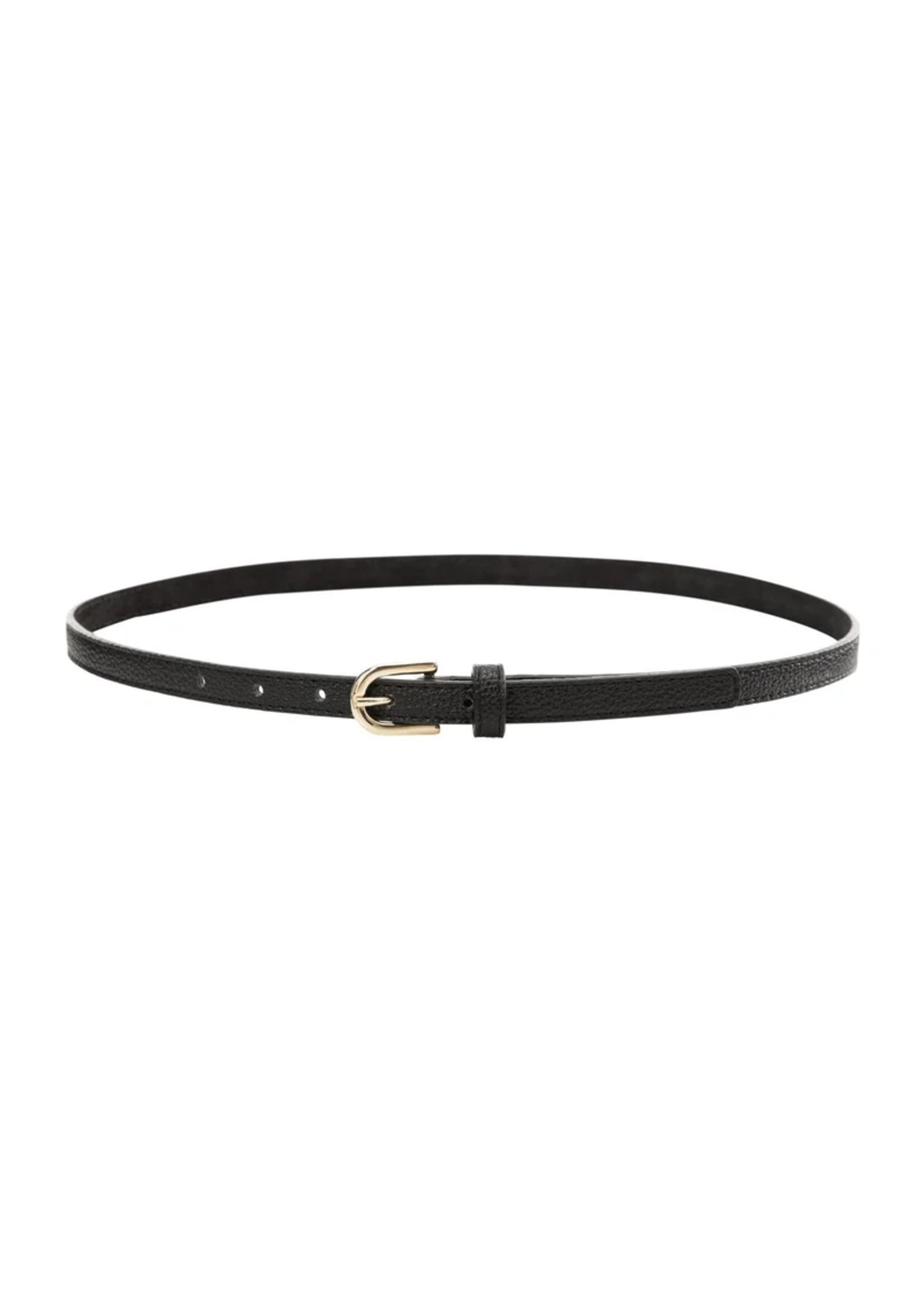 YAYA THE BRAND ROUNDED BUCKLE FINE BELT